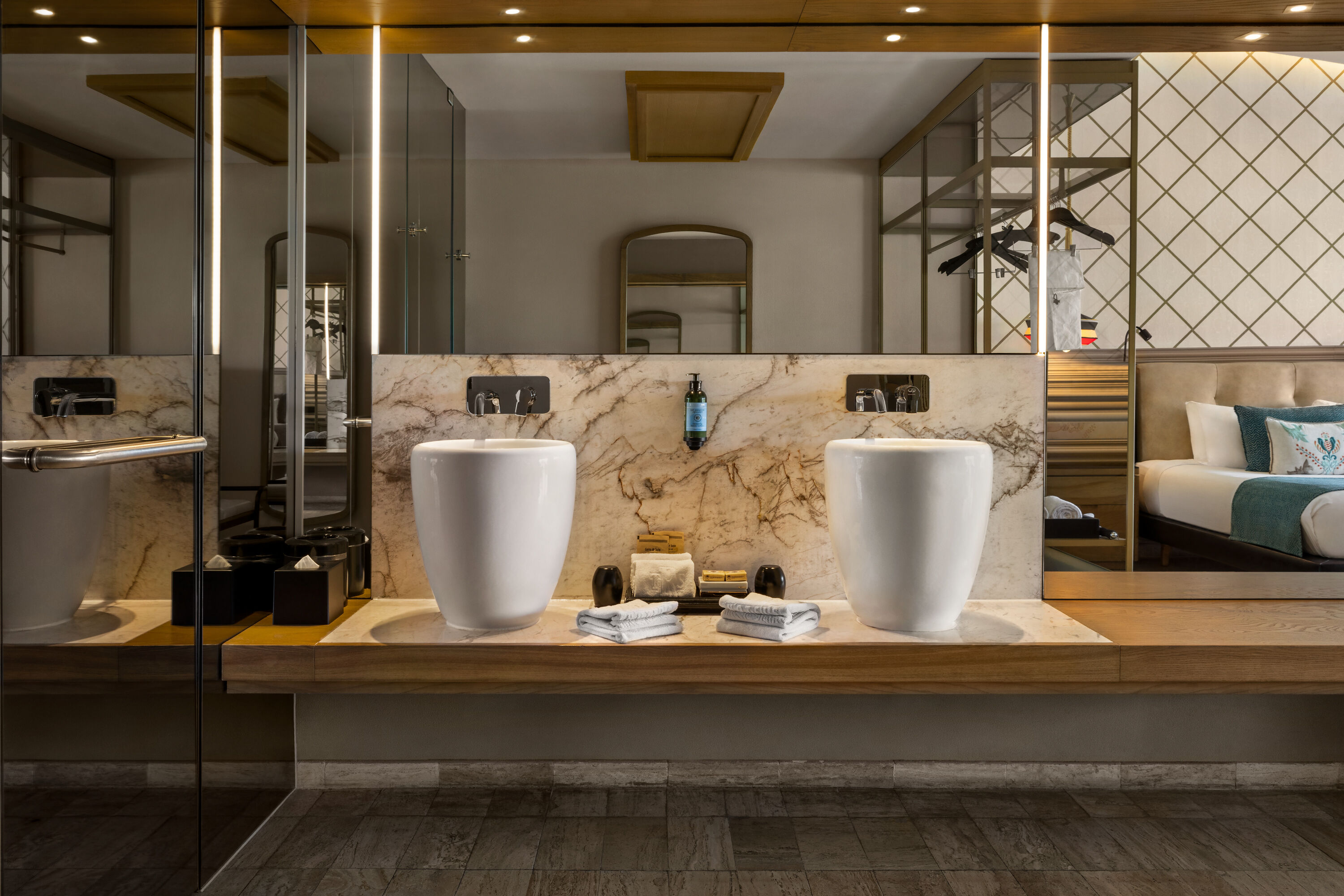 Guest room bath at the TRS Yucatan Riviera Maya, Adults Only - All Inclusive Resort in Riviera Maya, Other than US/Canada