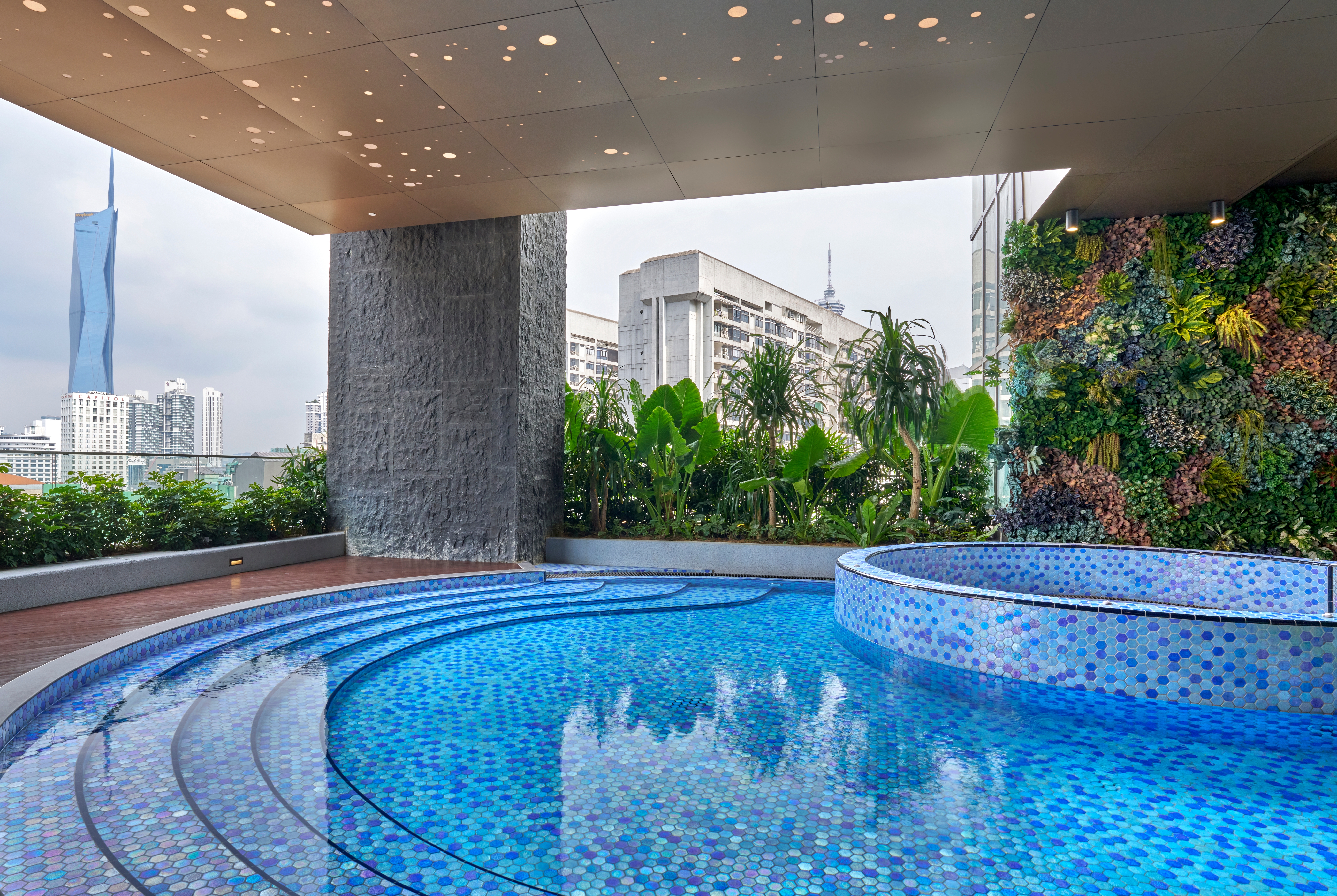 Hot tub at the The Orion Kuala Lumpur, a Registry Collection Hotel in Kuala Lumpur, Other than US/Canada