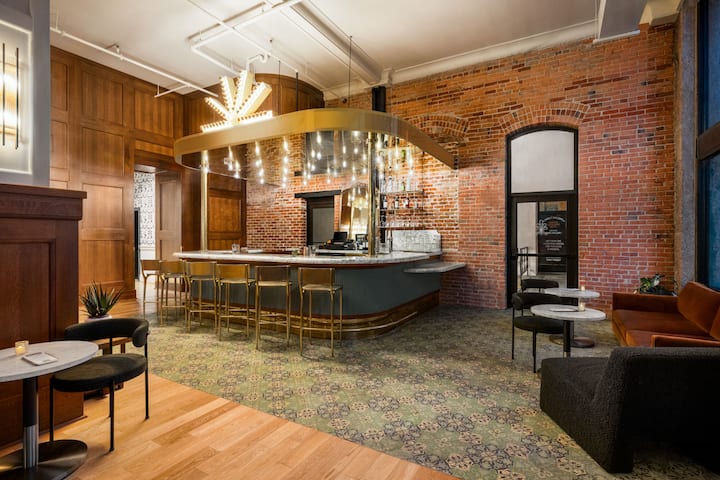Bar at The Mining Exchange in Colorado Springs, Colorado