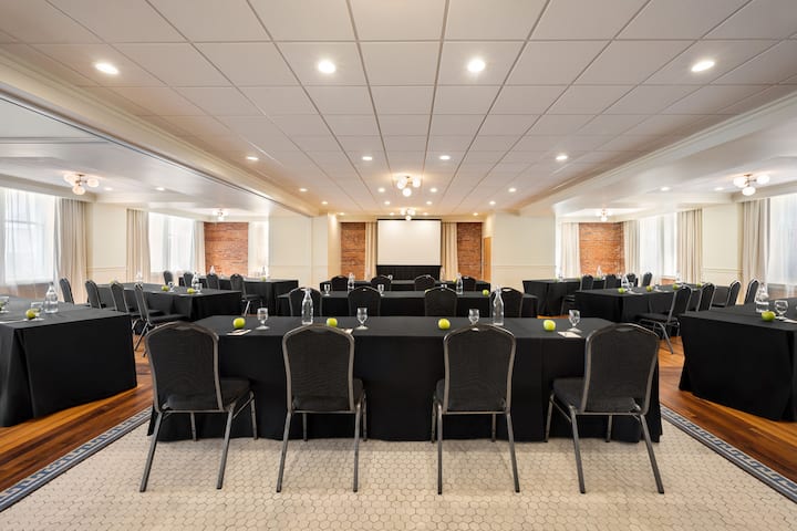 Classroom meeting room at The Mining Exchange in Colorado Springs, Colorado