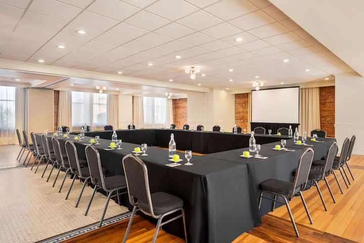 Hollow square meeting room at The Mining Exchange in Colorado Springs, Colorado