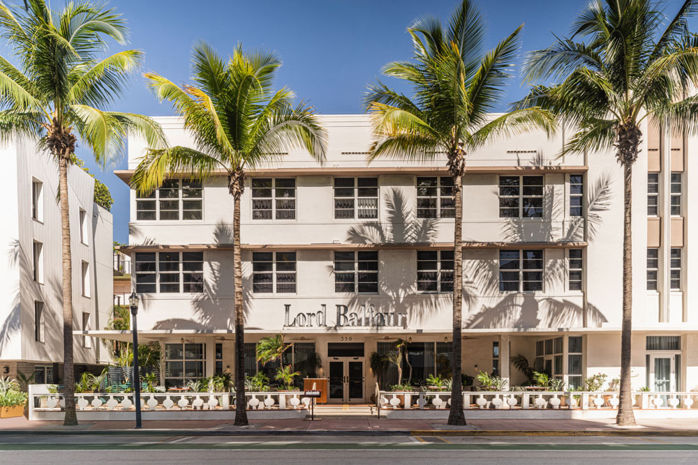 Exterior of Balfour Miami Beach, a Registry Collection Hotel hotel in Miami Beach, Florida