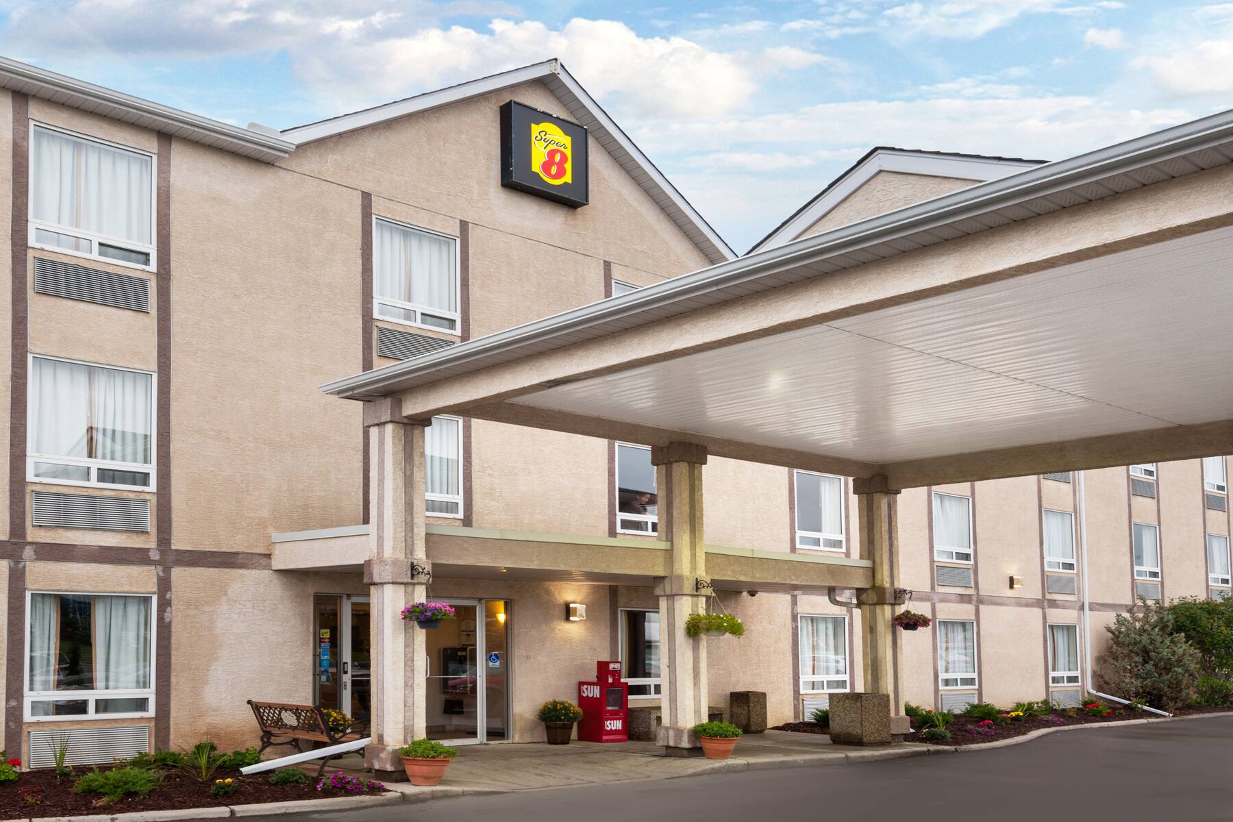 Exterior of Super 8 Airdrie AB hotel in Airdrie, Alberta Exterior of Super 8 Airdrie AB hotel in Airdrie, Alberta