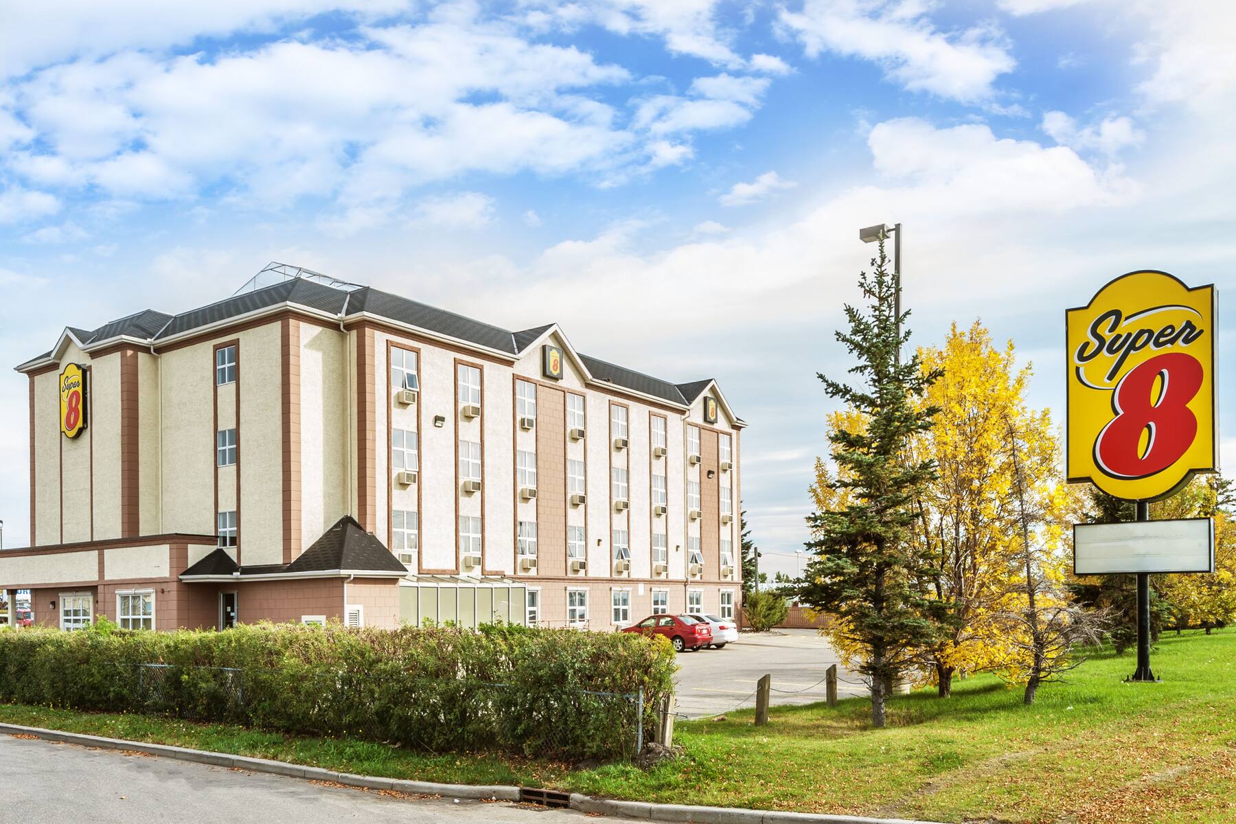 Exterior of Super 8 Calgary/Airport hotel in Calgary, Alberta Exterior of Super 8 Calgary/Airport hotel in Calgary, Alberta
