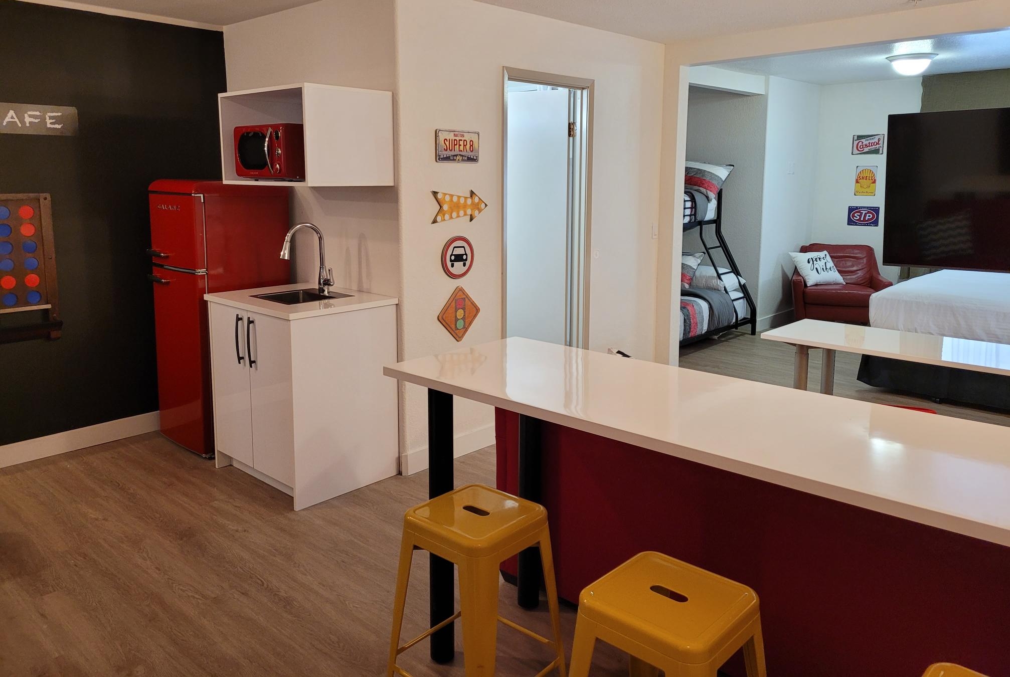 Guest room at the Super 8 by Wyndham Calgary Shawnessy Area in Calgary, Alberta