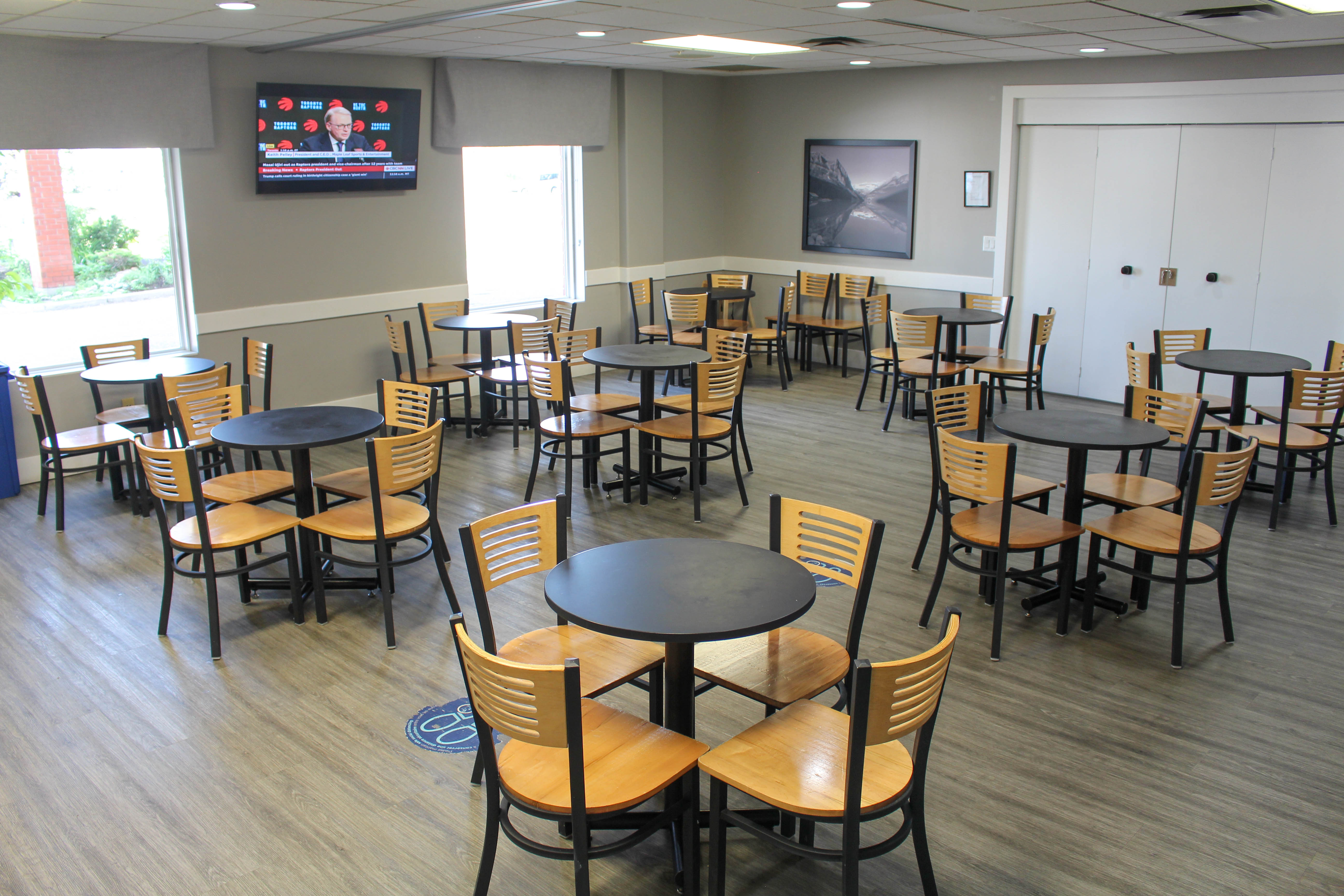 Free breakfast at Super 8 by Wyndham Edmonton South in Edmonton, Alberta