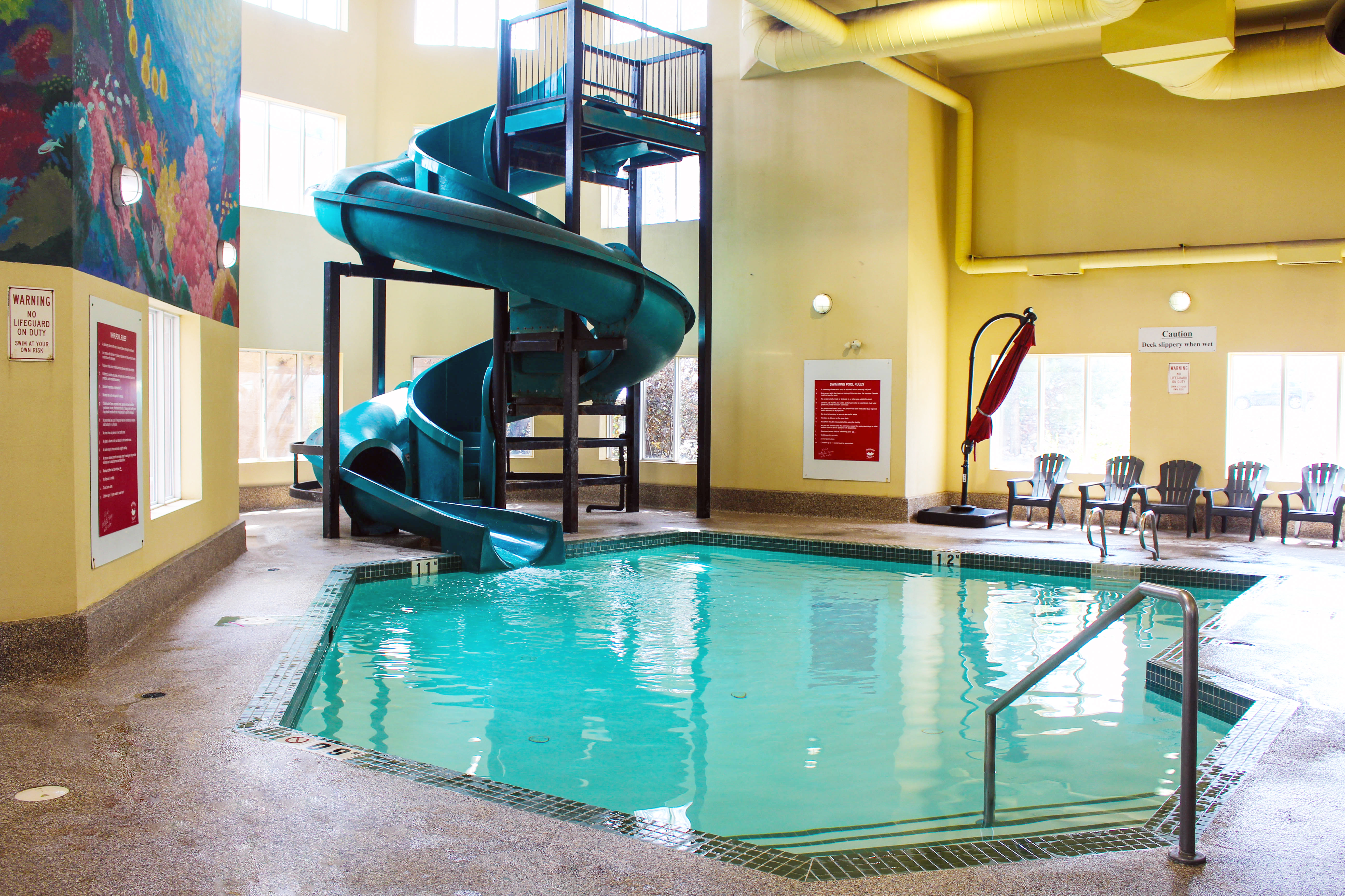 Pool at the Super 8 by Wyndham Edmonton South in Edmonton, Alberta