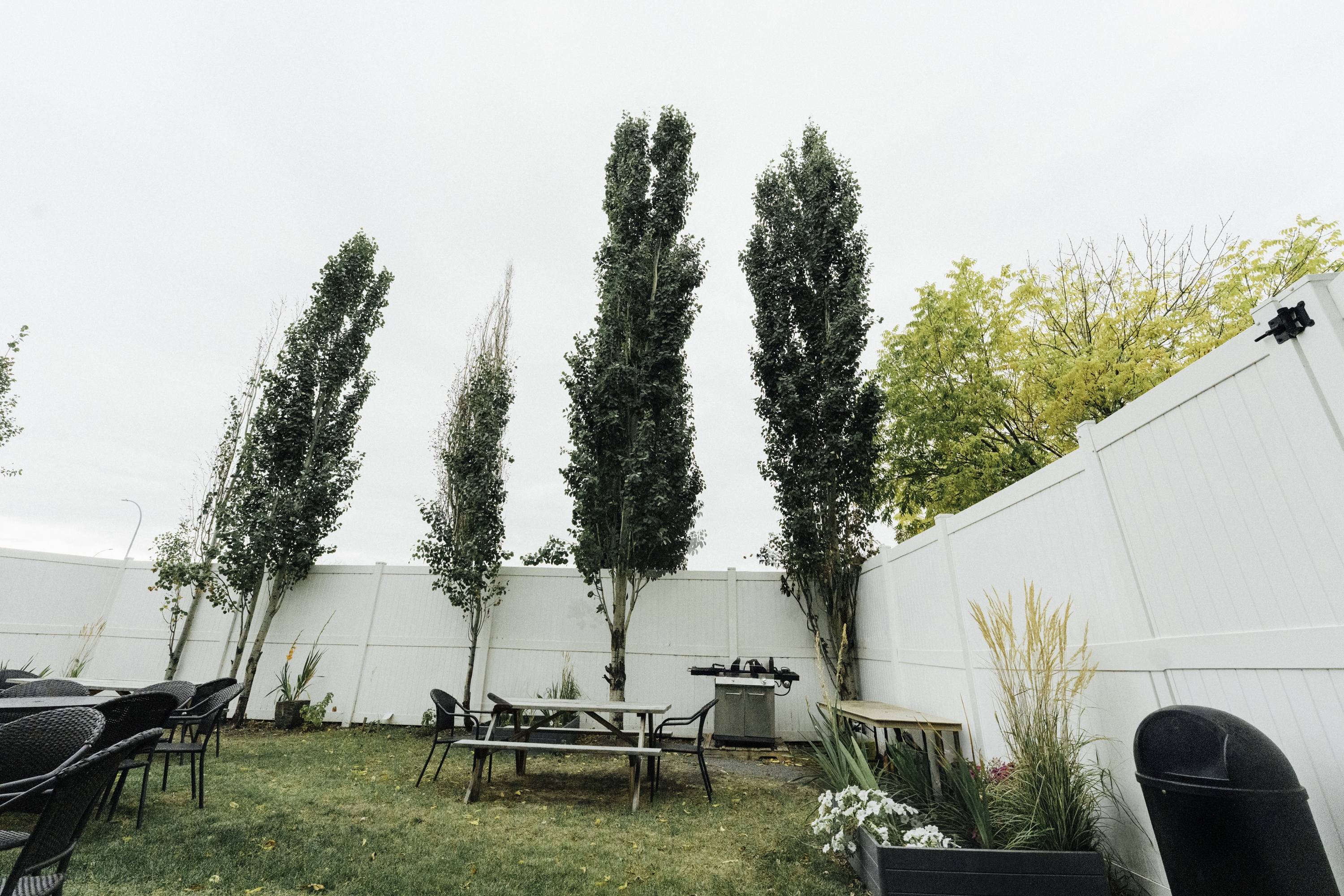 BBQ grill at Super 8 by Wyndham Grande Prairie in Grande Prairie, Alberta