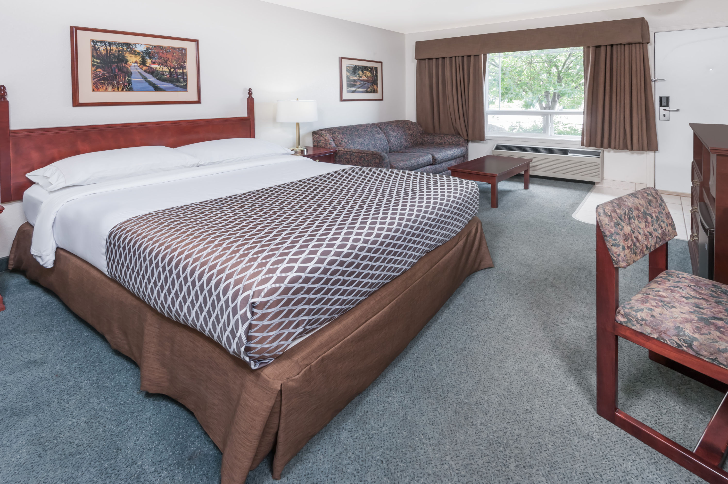 Guest room at the Super 8 by Wyndham High River AB in High River, Alberta