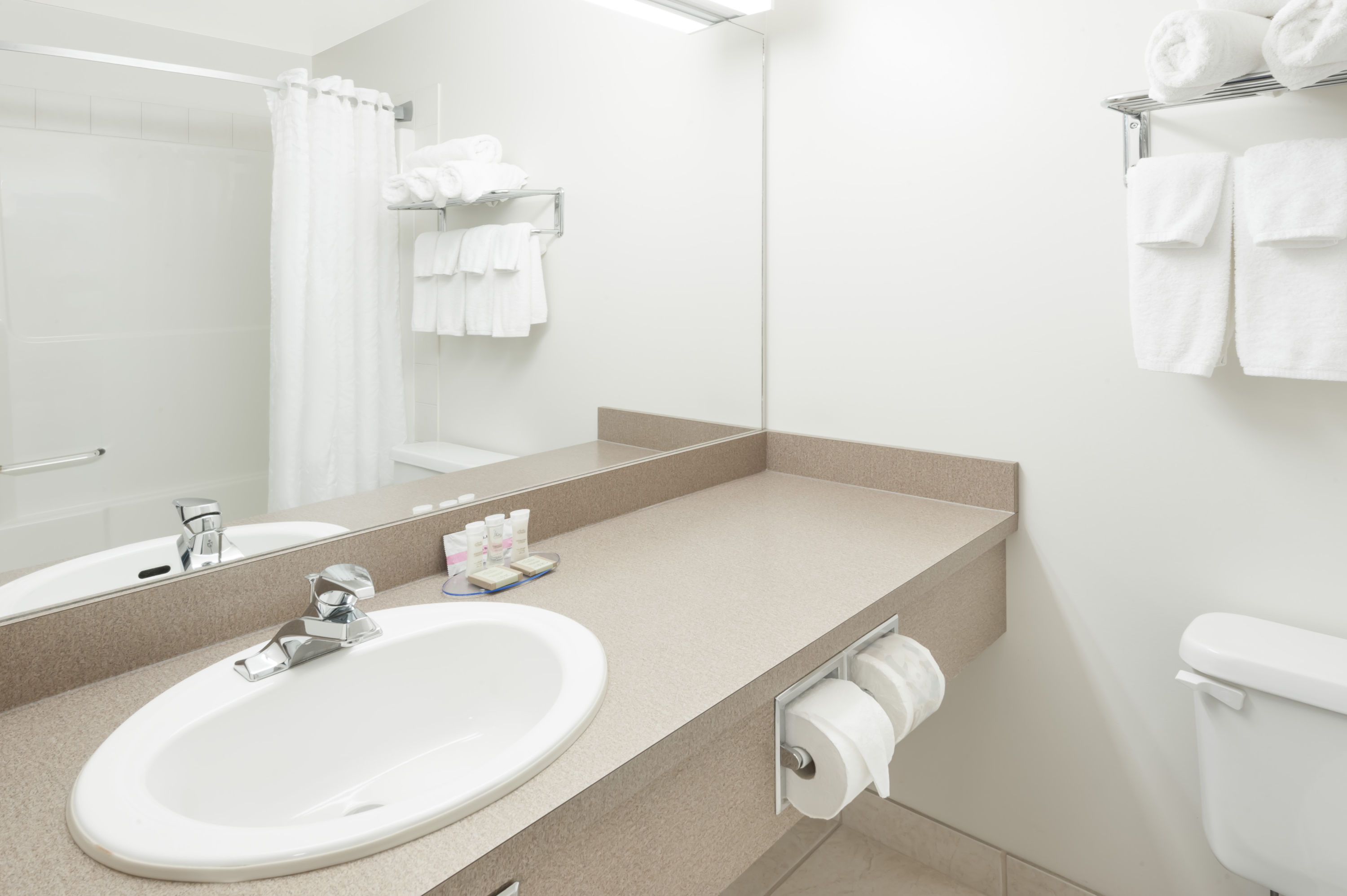 Guest room at the Super 8 by Wyndham High River AB in High River, Alberta