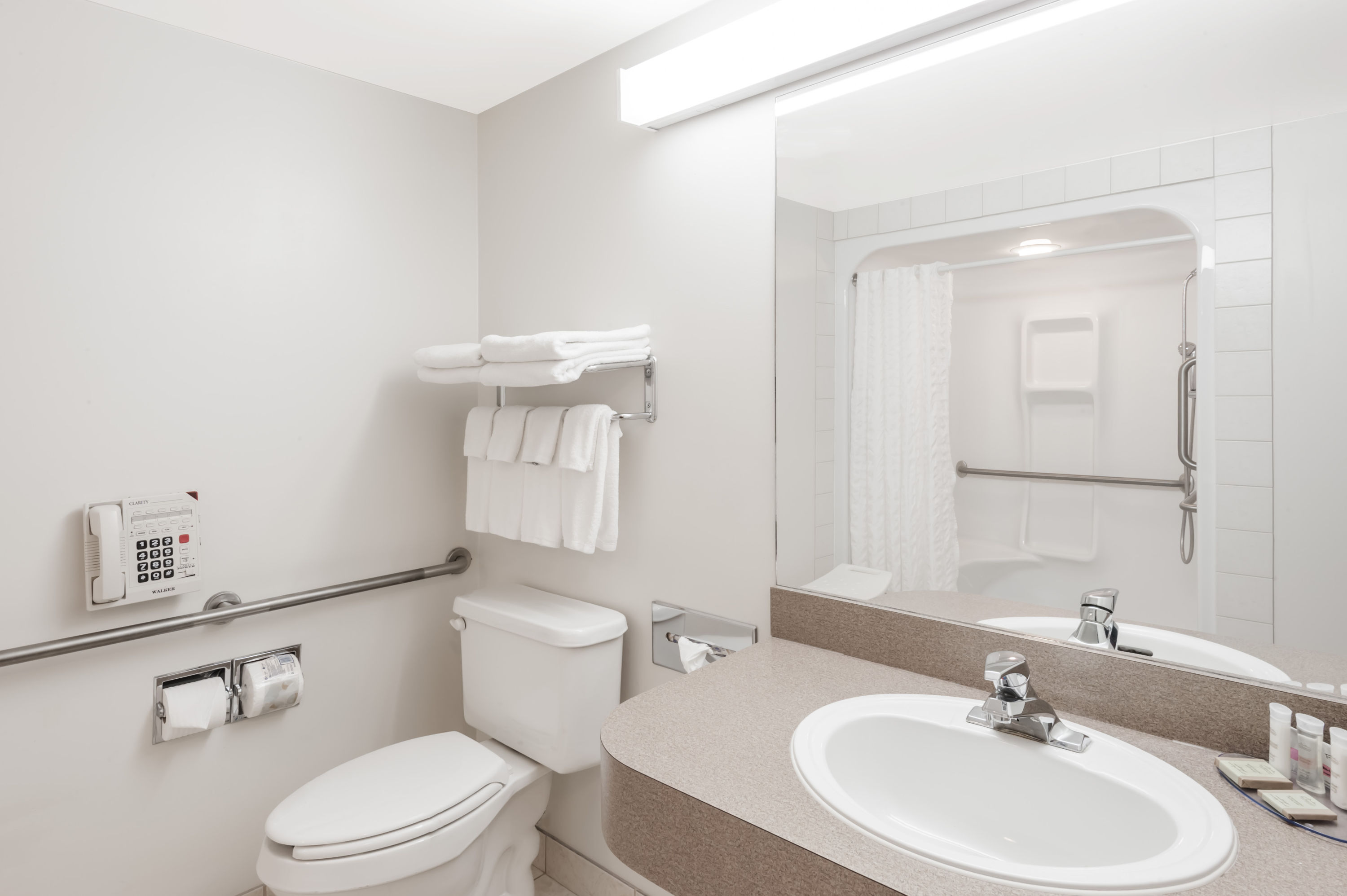 Guest room at the Super 8 by Wyndham High River AB in High River, Alberta