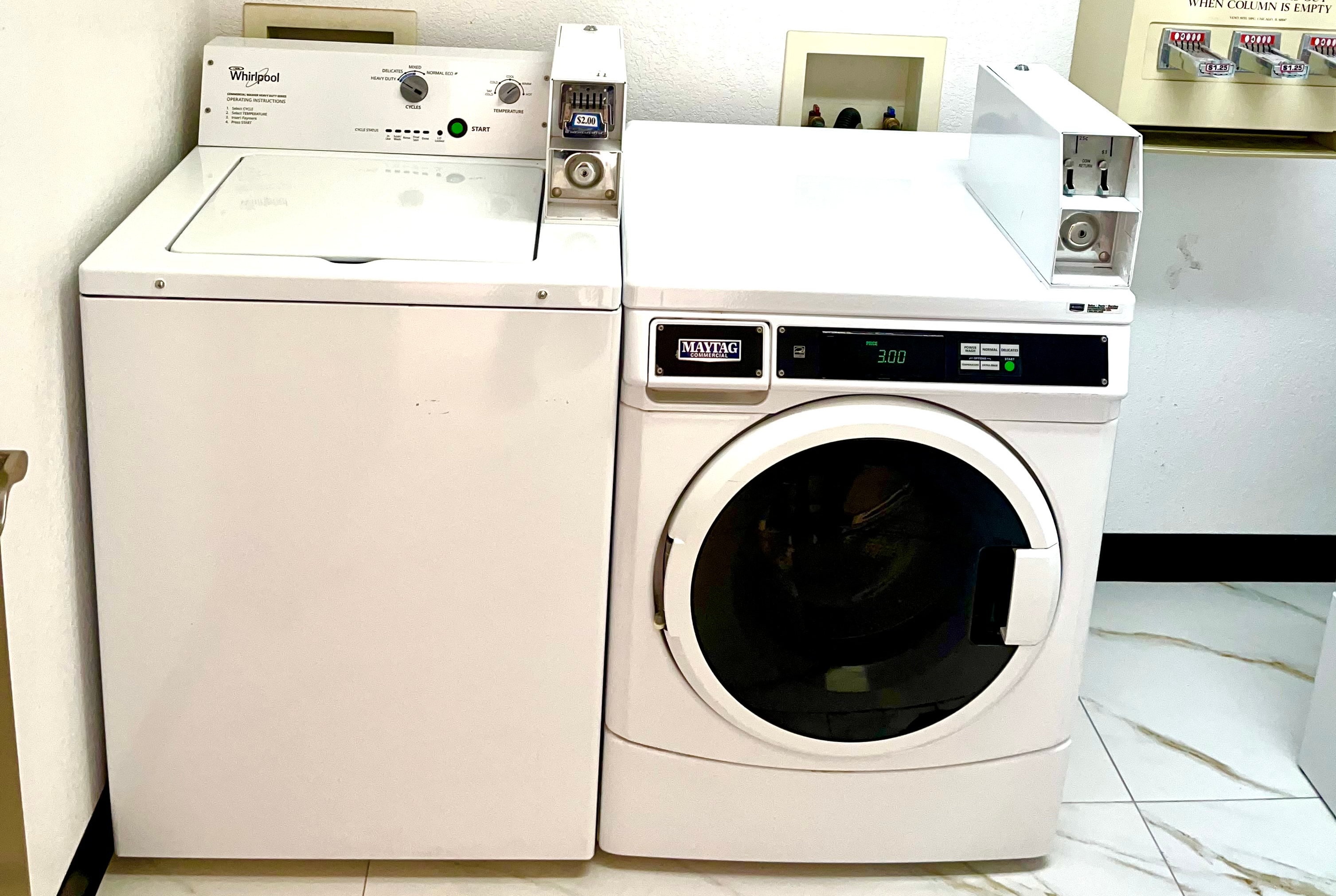 Laundry facilities at Super 8 by Wyndham Hinton in Hinton, Alberta