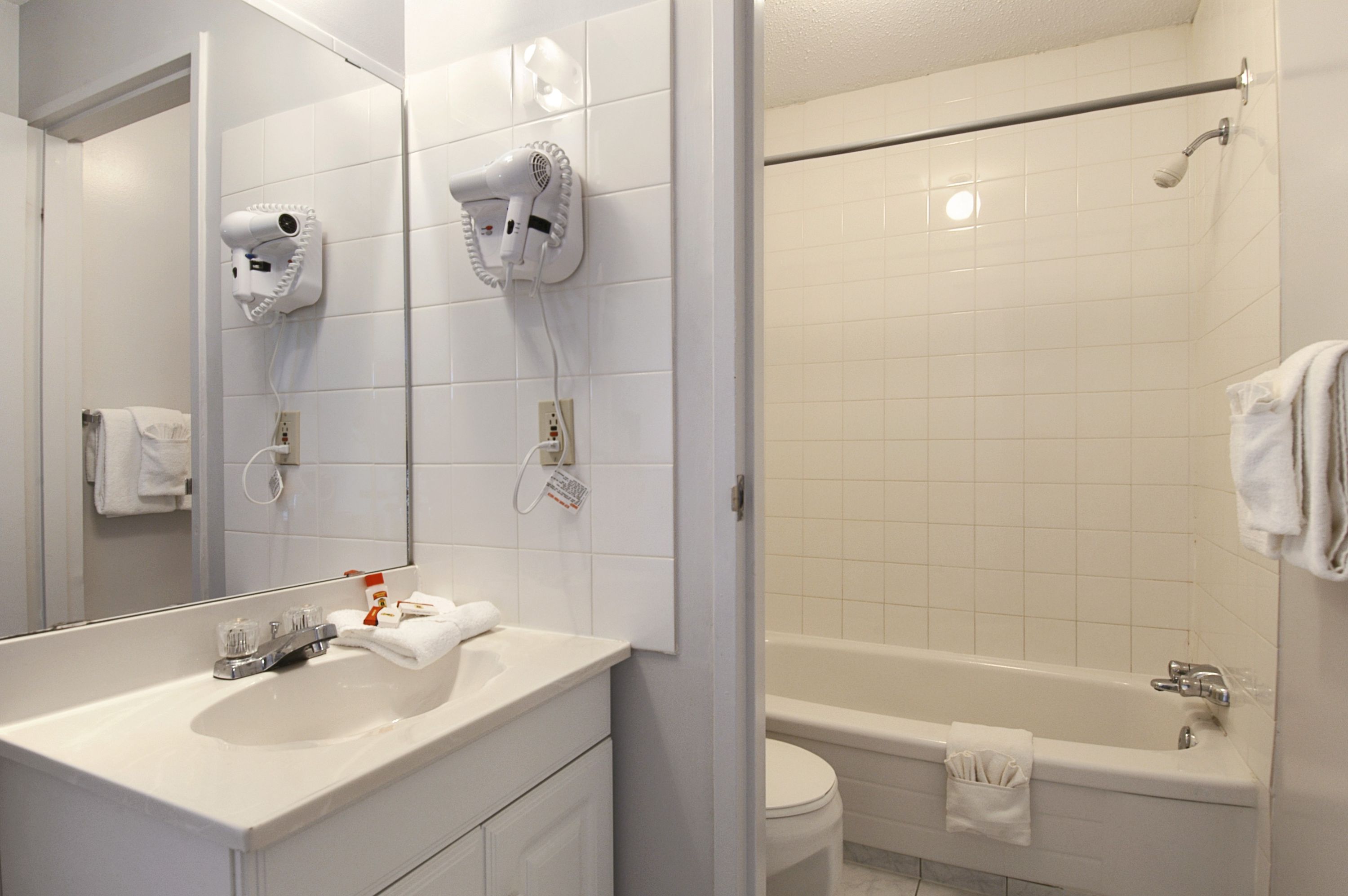 Guest room at the Super 8 by Wyndham Red Deer in Red Deer, Alberta