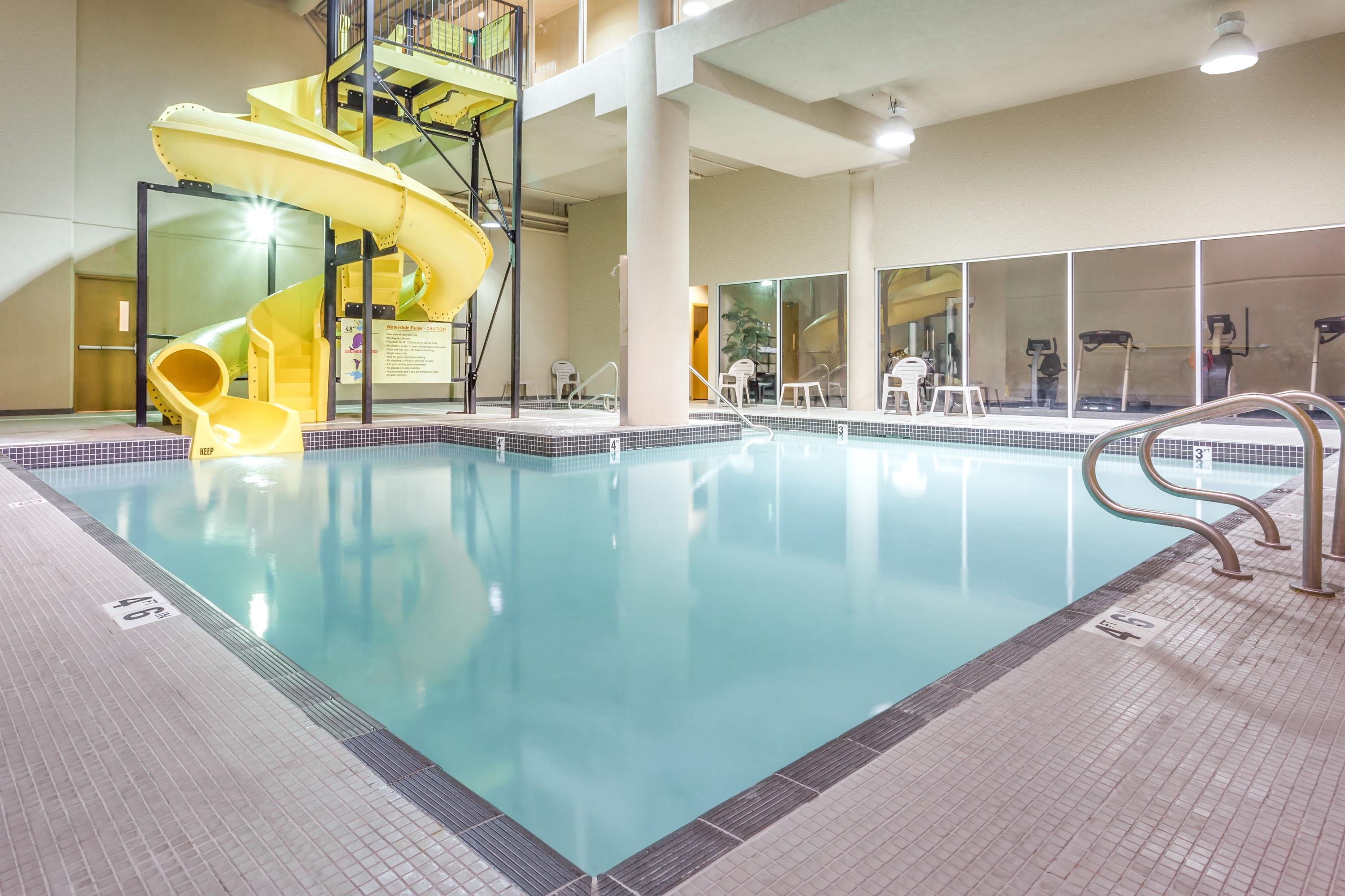 Pool at the Super 8 by Wyndham Abbotsford BC in Abbotsford, British Columbia