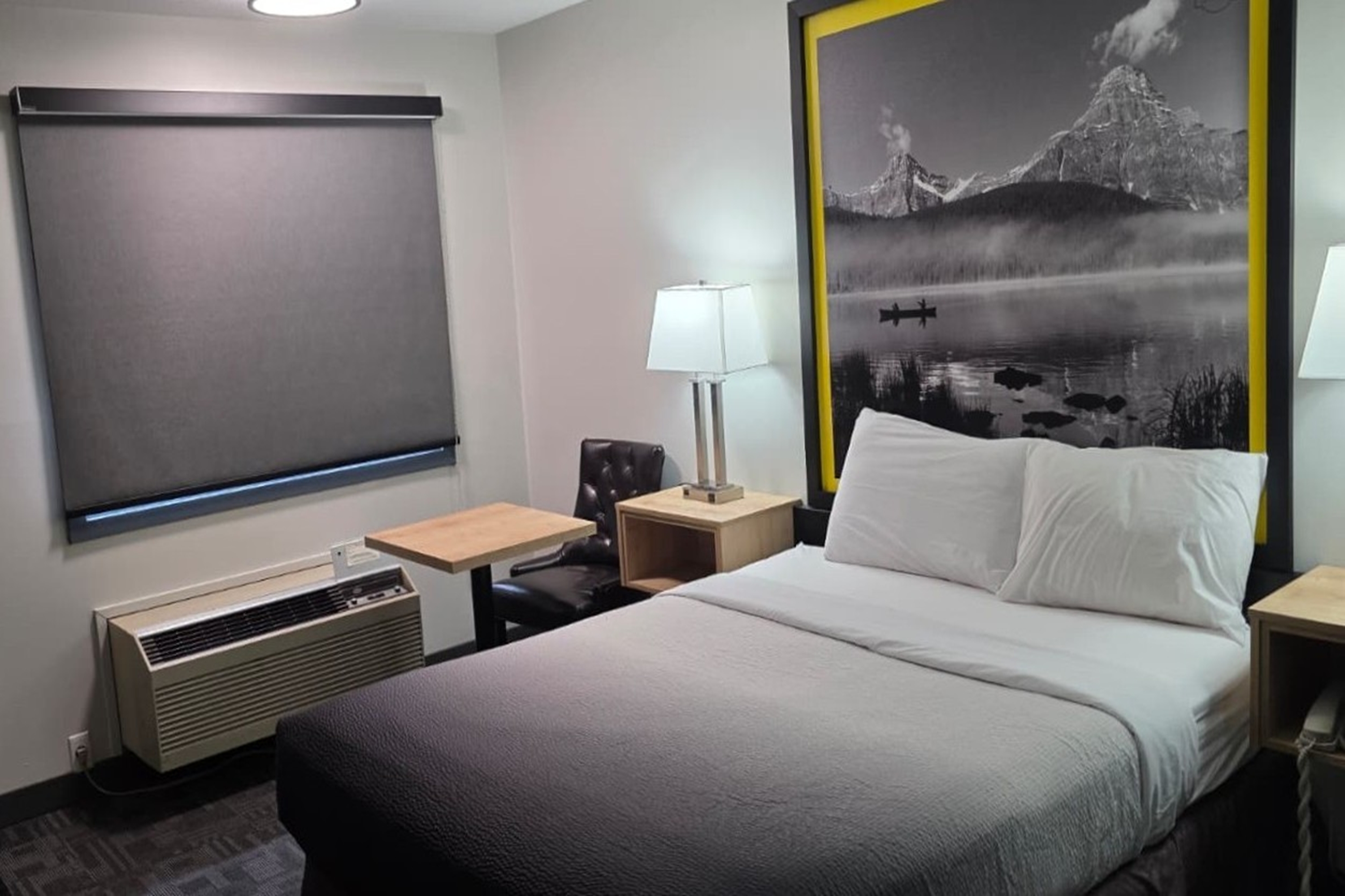 Guest room at the Super 8 by Wyndham Clearwater BC in Clearwater, British Columbia