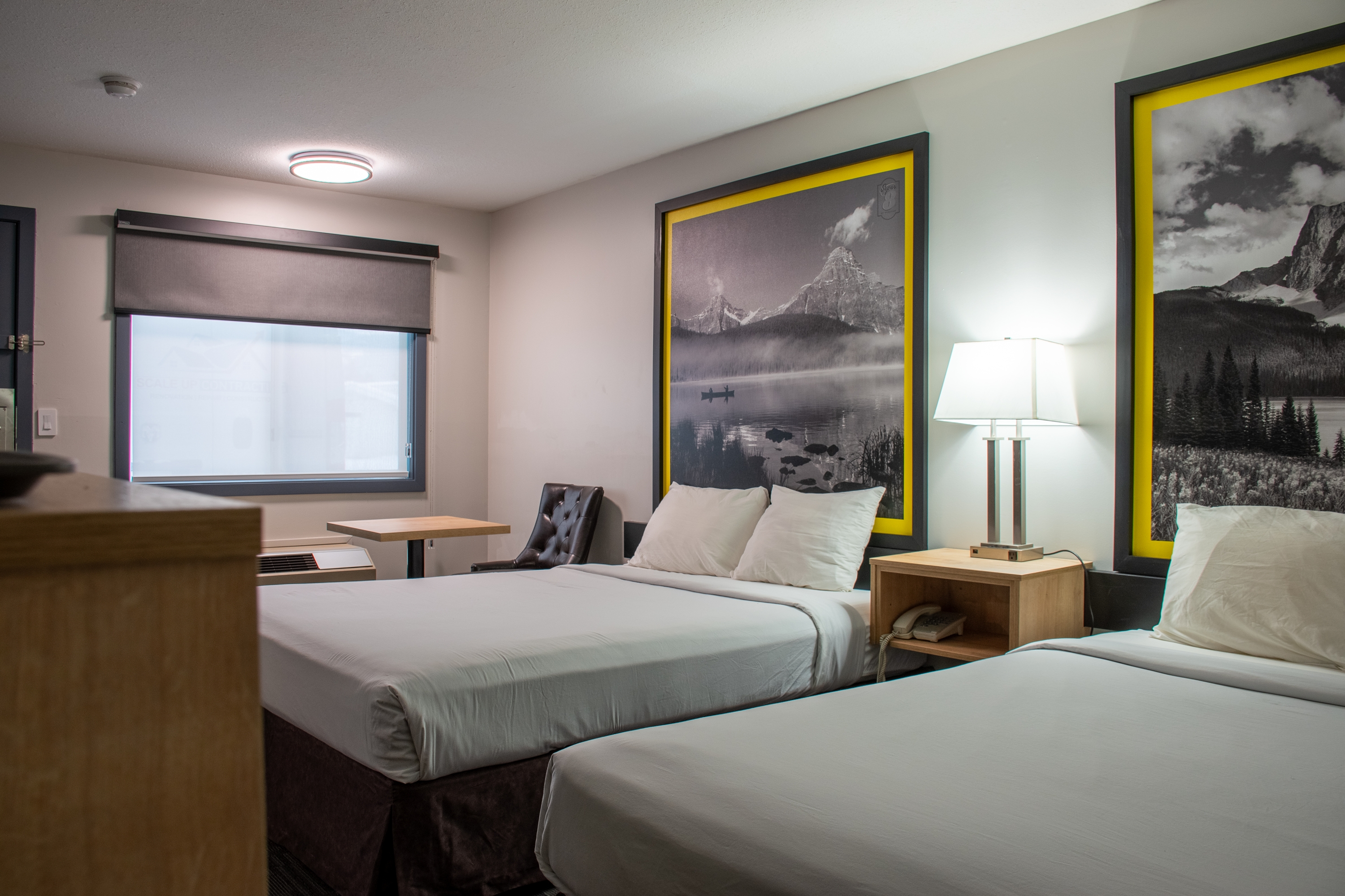 Guest room at the Super 8 by Wyndham Clearwater BC in Clearwater, British Columbia