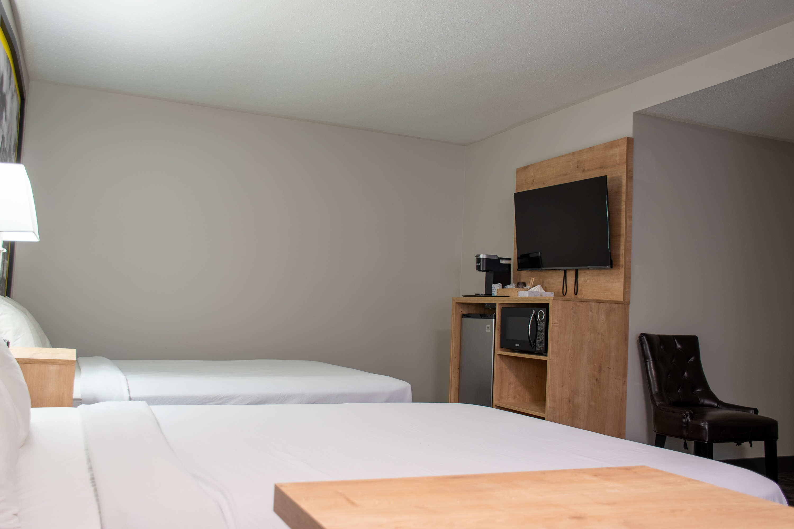 Guest room at the Super 8 by Wyndham Clearwater BC in Clearwater, British Columbia
