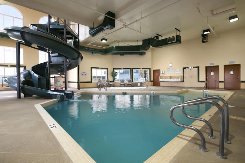 Pool at the Super 8 Fort Nelson BC in Fort Nelson, British Columbia