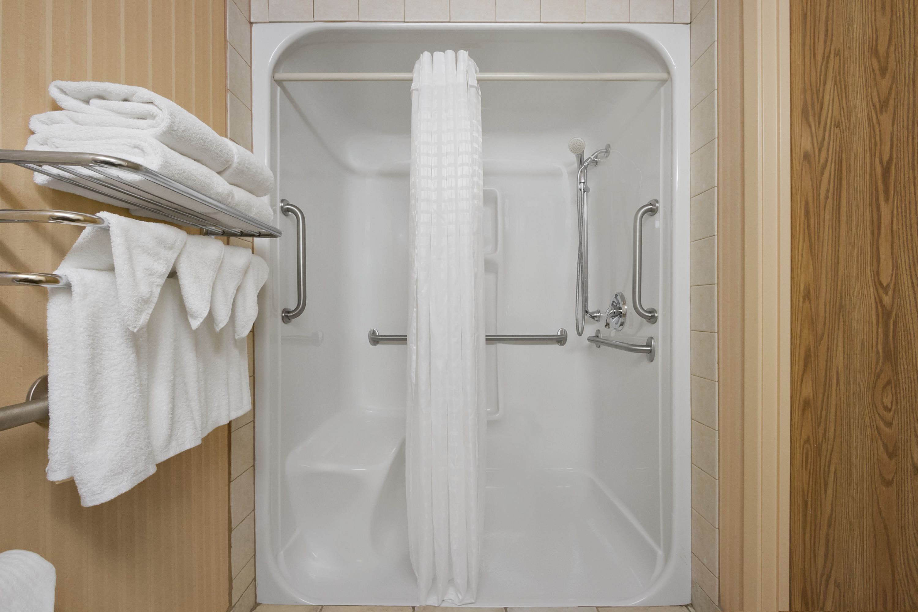 Guest room at the Super 8 by Wyndham Fort St. John BC in Fort St. John, British Columbia