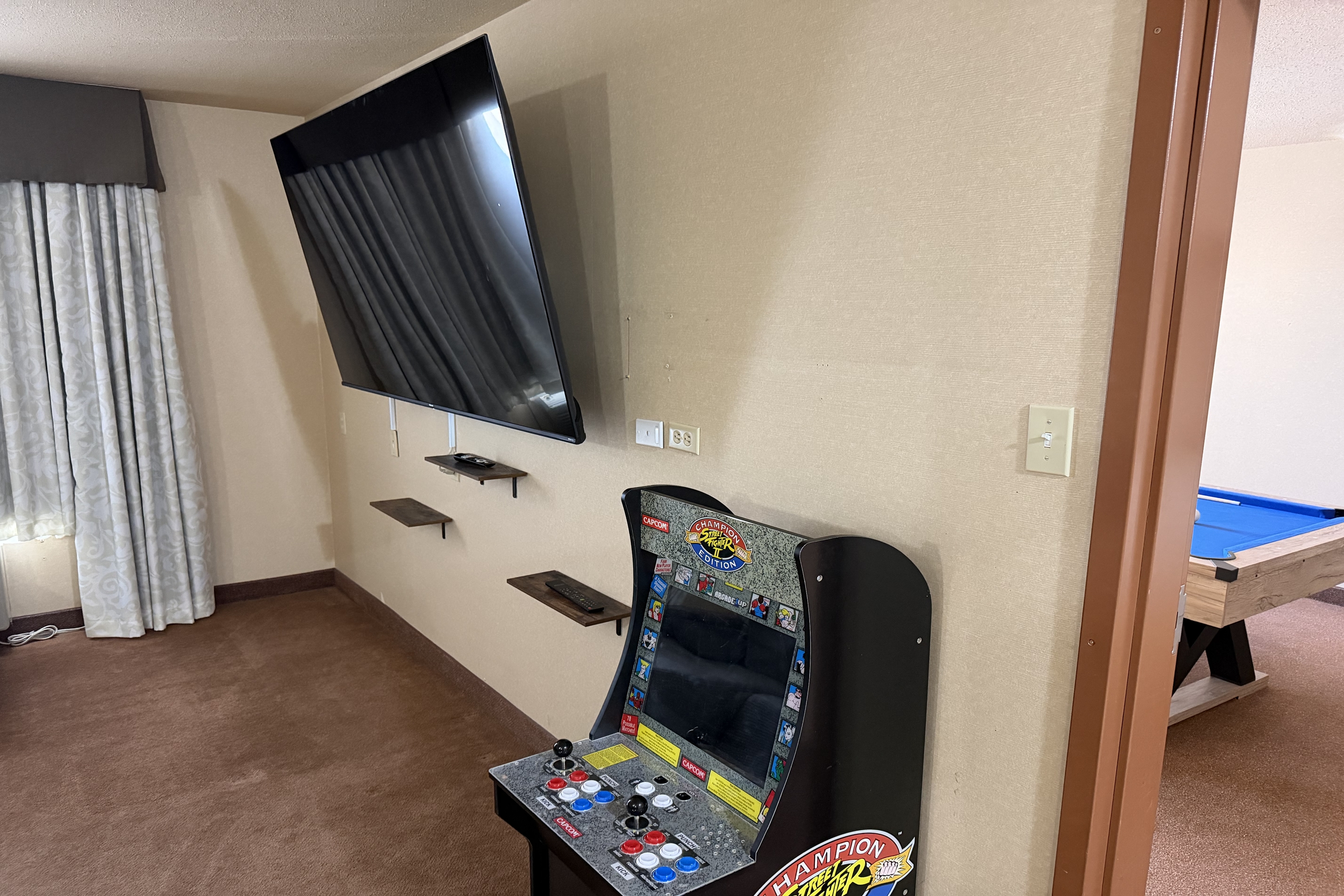 Game room at Super 8 by Wyndham Fort St. John BC in Fort St. John, British Columbia