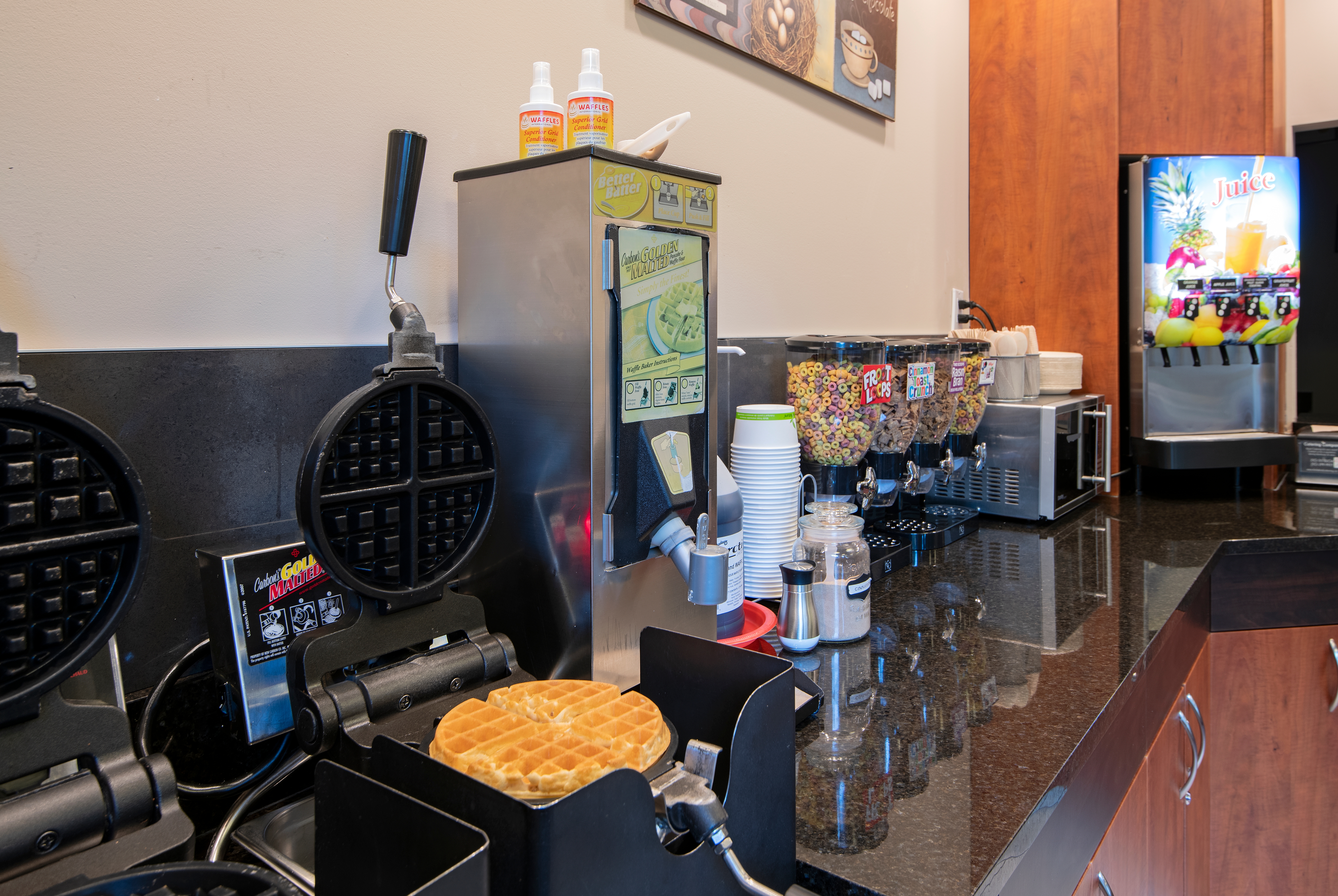 Free breakfast at Super 8 by Wyndham Kamloops On The Hill in Kamloops, British Columbia