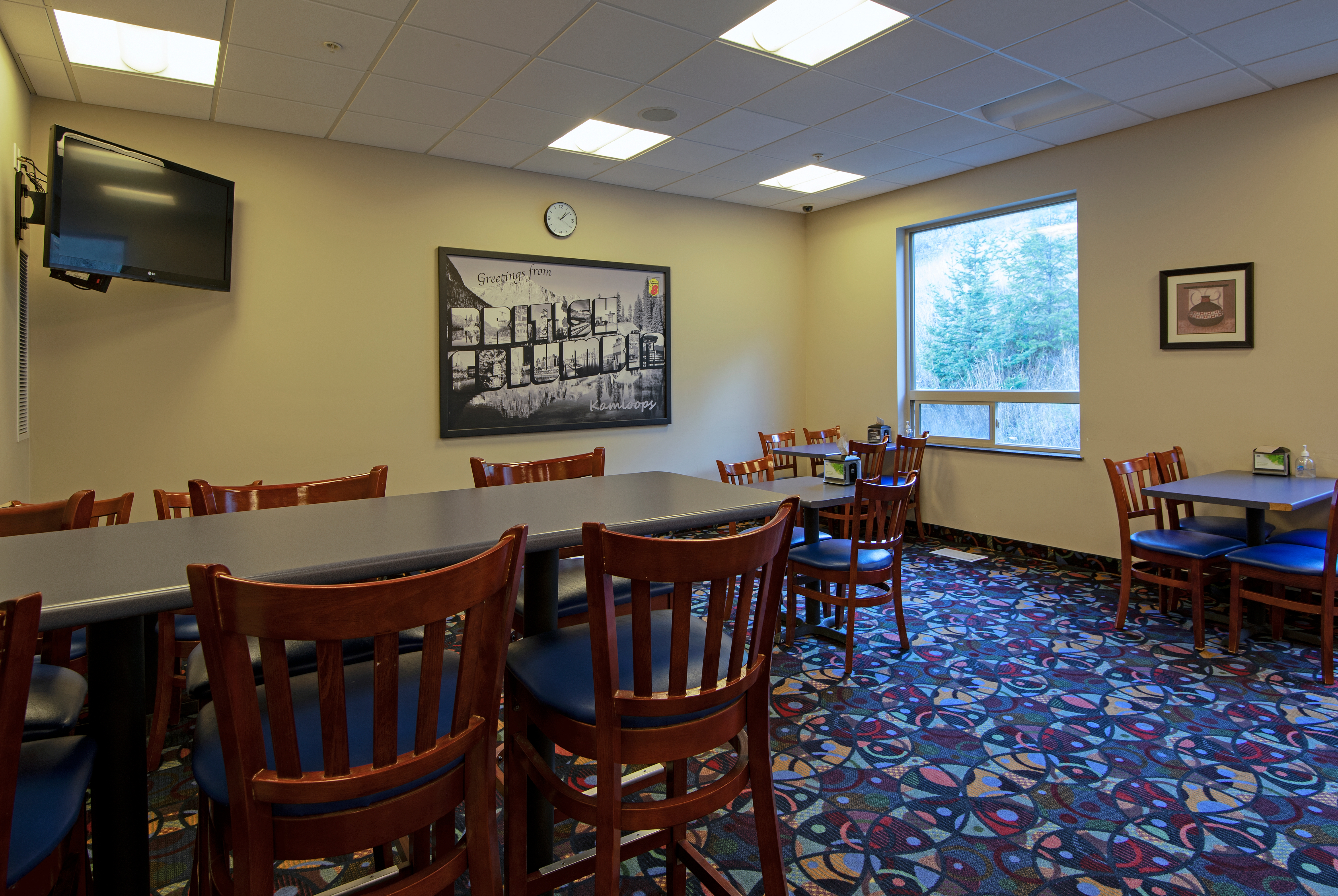 Free breakfast at Super 8 by Wyndham Kamloops On The Hill in Kamloops, British Columbia