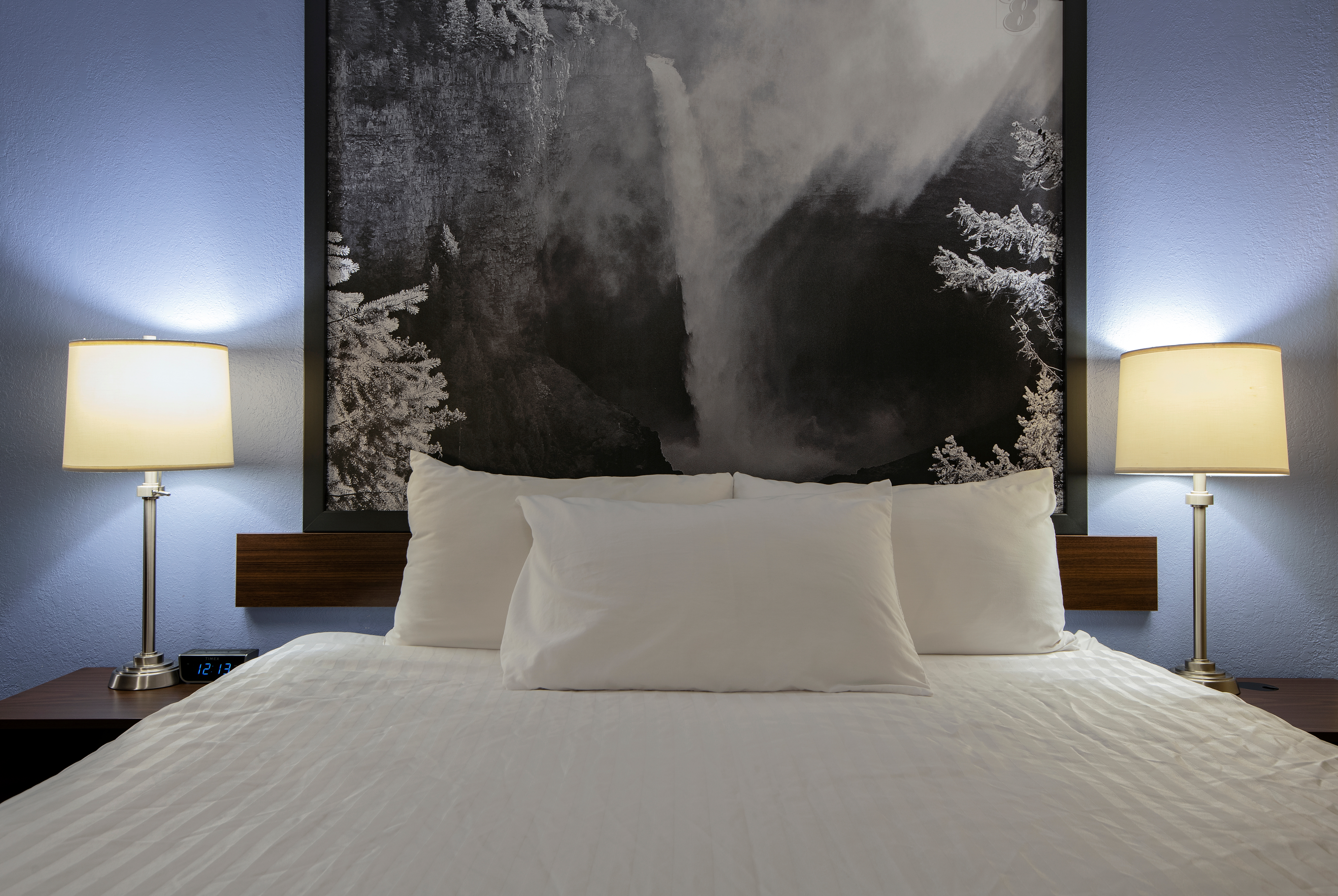 Guest room at the Super 8 by Wyndham Kamloops On The Hill in Kamloops, British Columbia