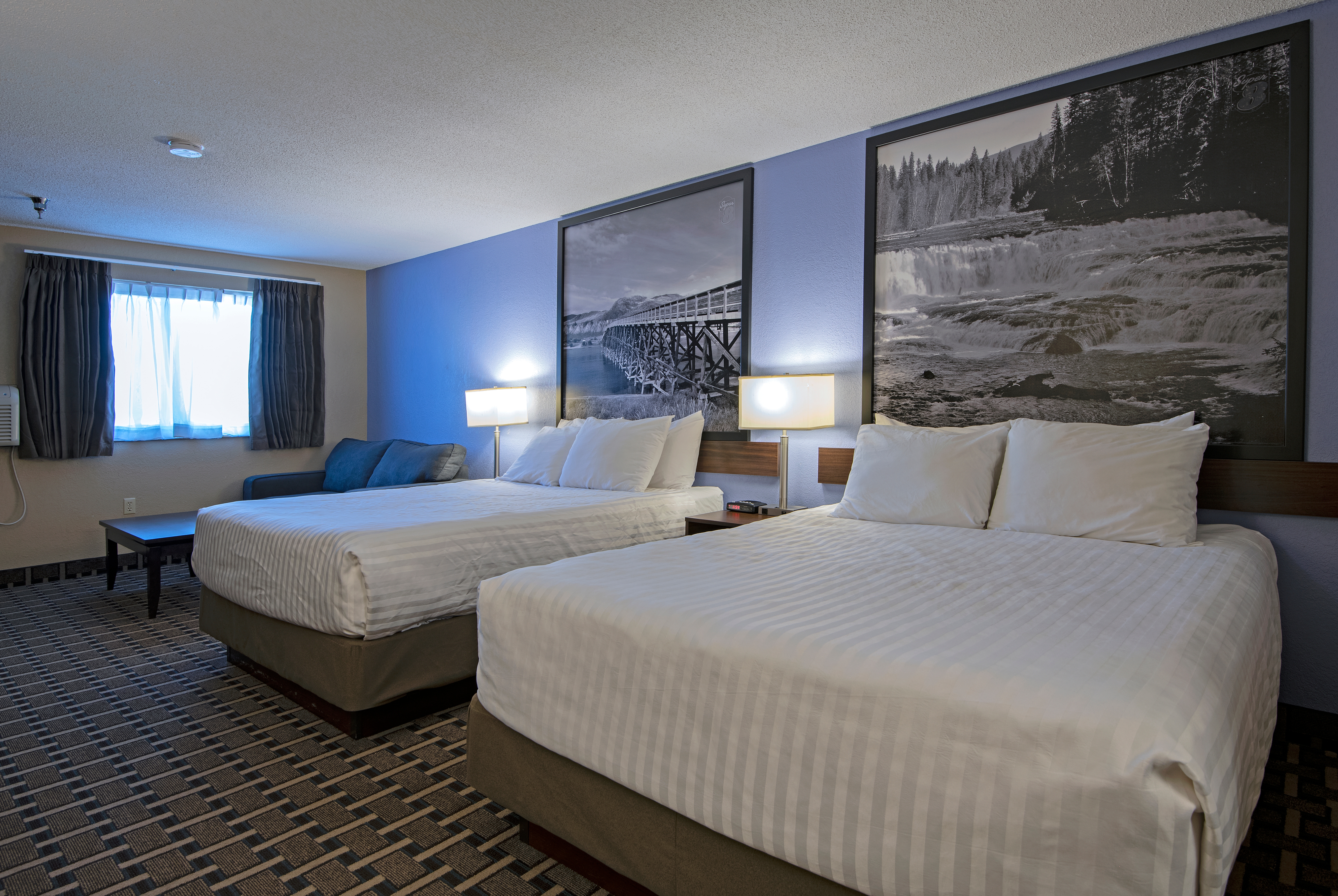 Guest room at the Super 8 by Wyndham Kamloops On The Hill in Kamloops, British Columbia