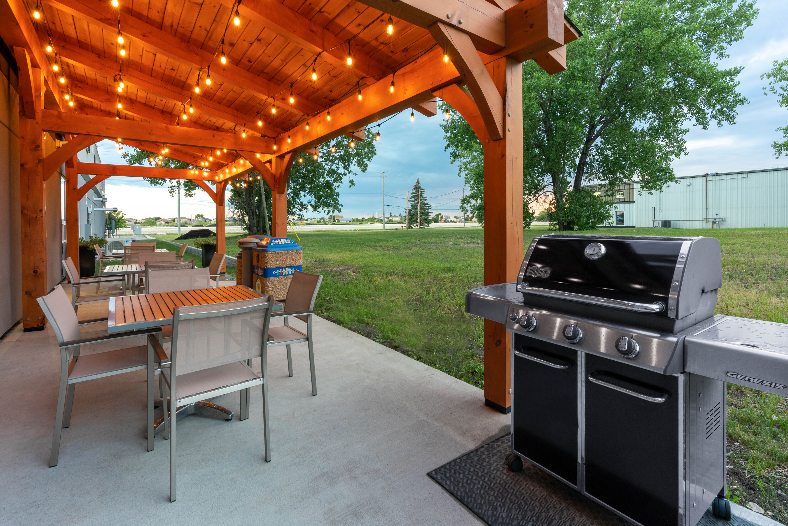 BBQ grill at Super 8 by Wyndham Winnipeg East MB in Winnipeg, Manitoba