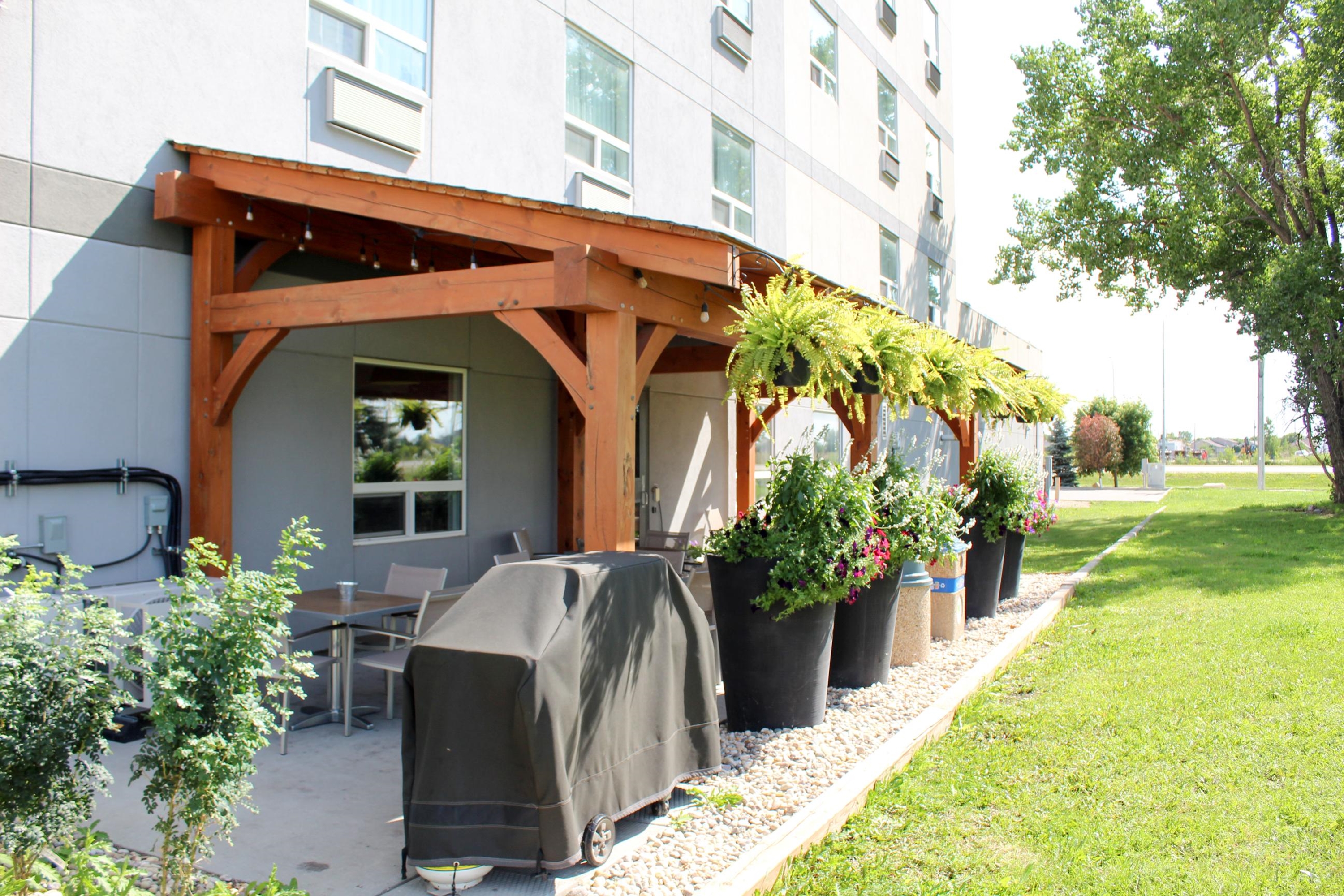 BBQ grill at Super 8 by Wyndham Winnipeg East MB in Winnipeg, Manitoba