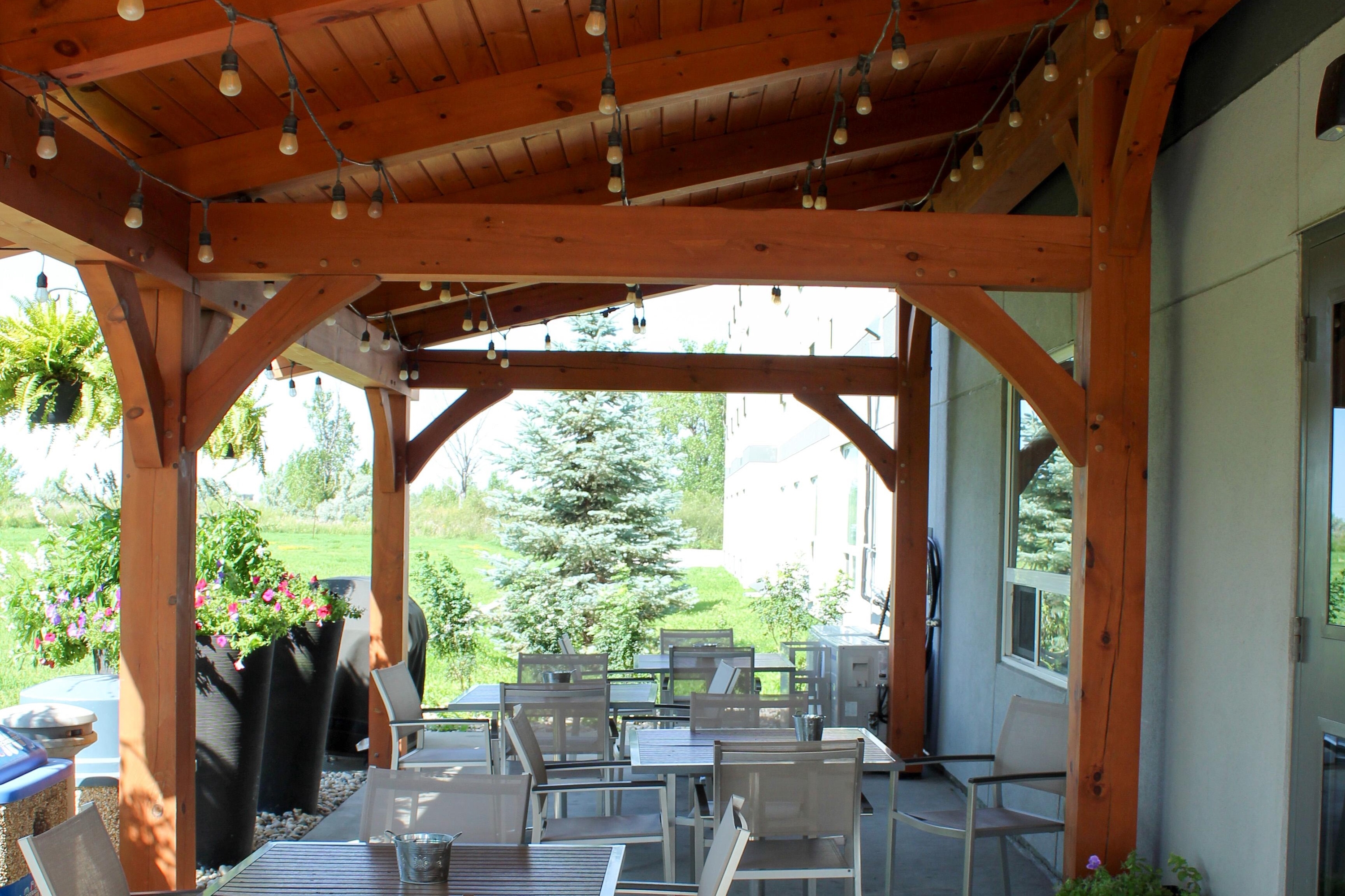 BBQ grill at Super 8 by Wyndham Winnipeg East MB in Winnipeg, Manitoba