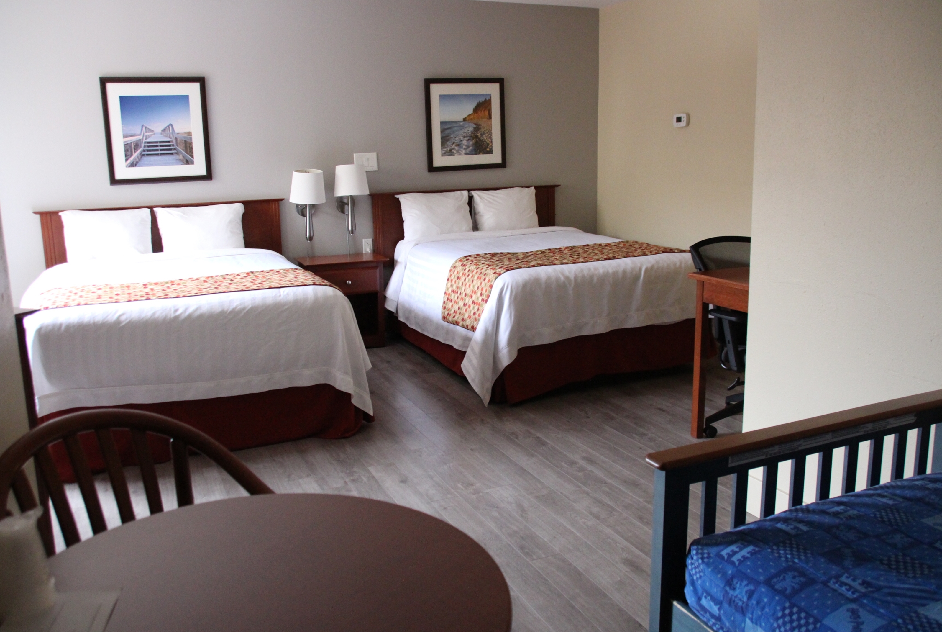Guest room at the Super 8 by Wyndham Campbellton NB in Campbellton, New Brunswick