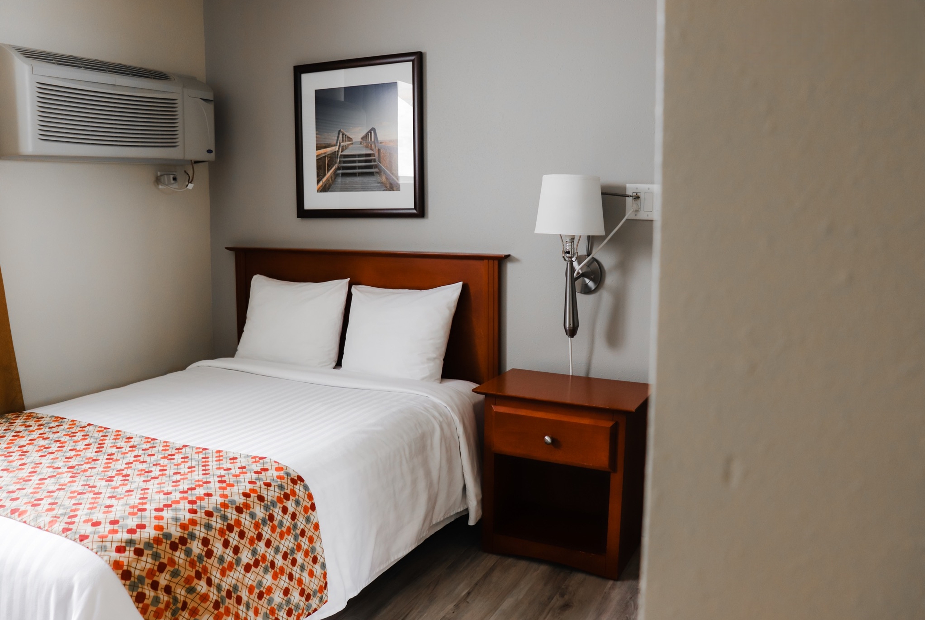 Guest room at the Super 8 by Wyndham Campbellton NB in Campbellton, New Brunswick