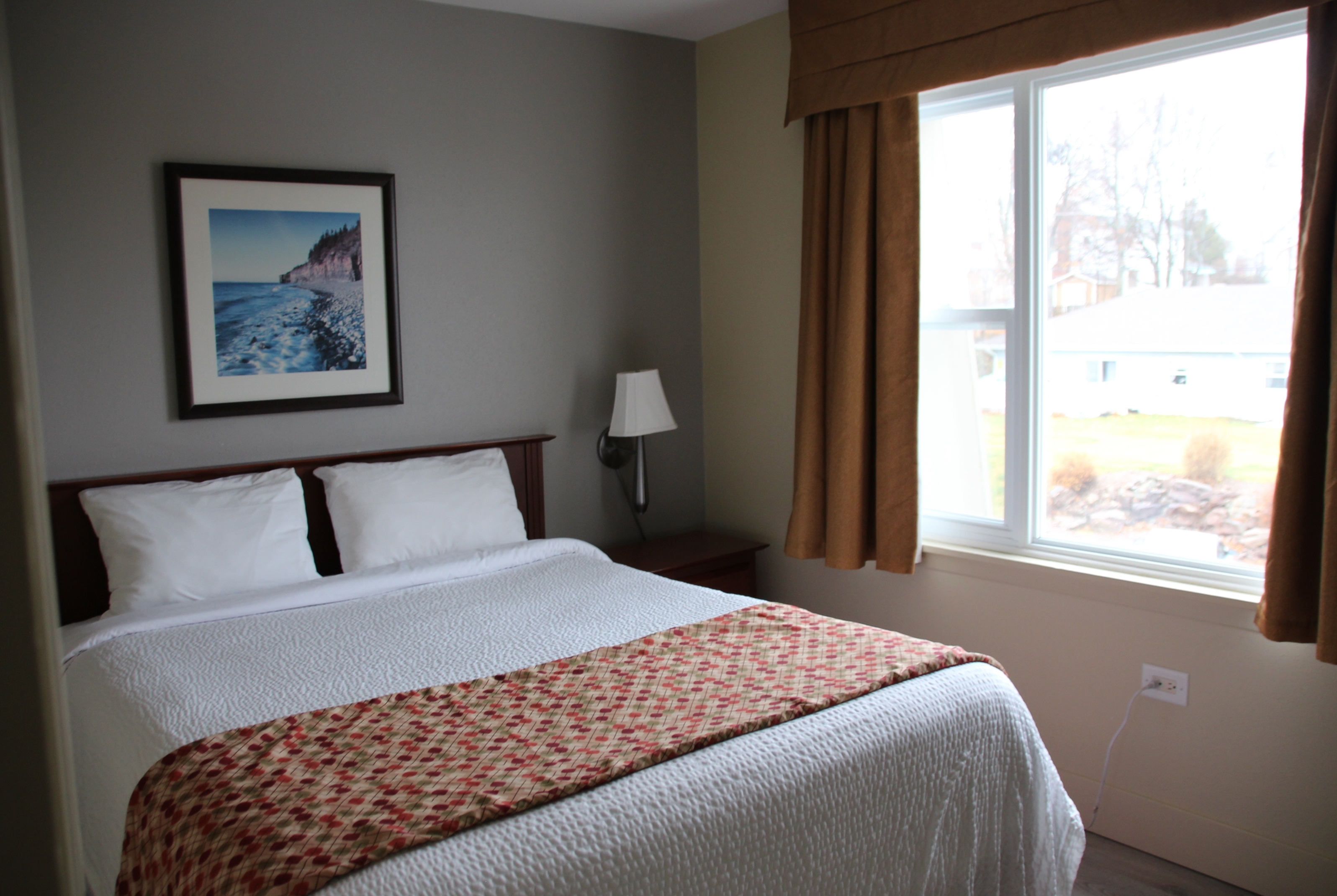 Guest room at the Super 8 by Wyndham Campbellton NB in Campbellton, New Brunswick