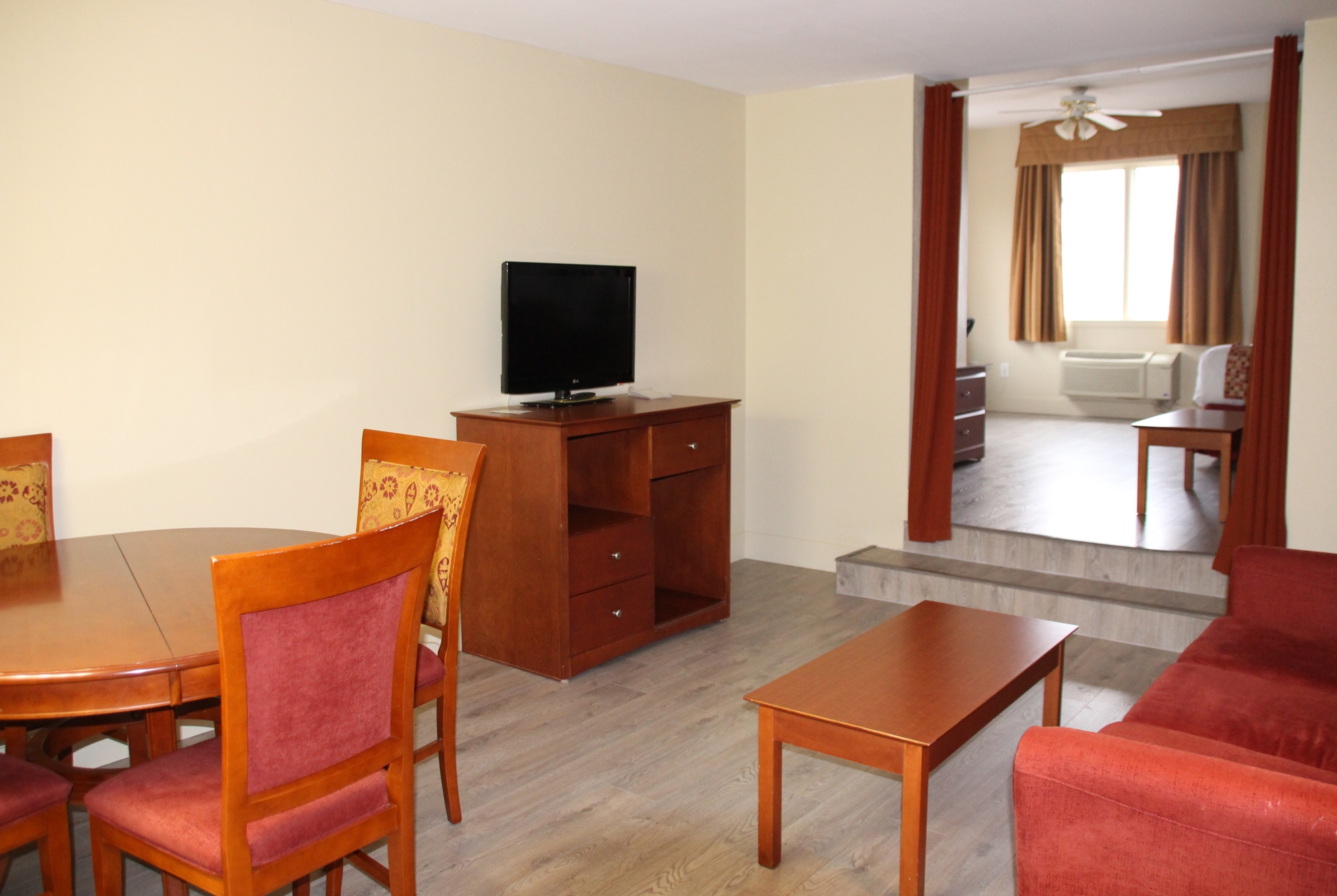 Guest room at the Super 8 by Wyndham Campbellton NB in Campbellton, New Brunswick