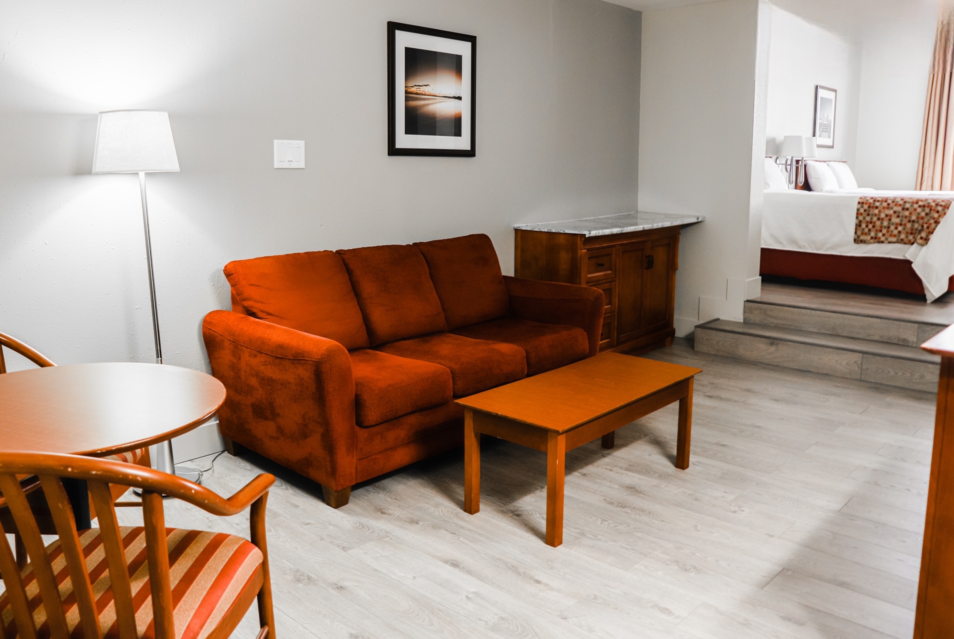 Guest room at the Super 8 by Wyndham Campbellton NB in Campbellton, New Brunswick