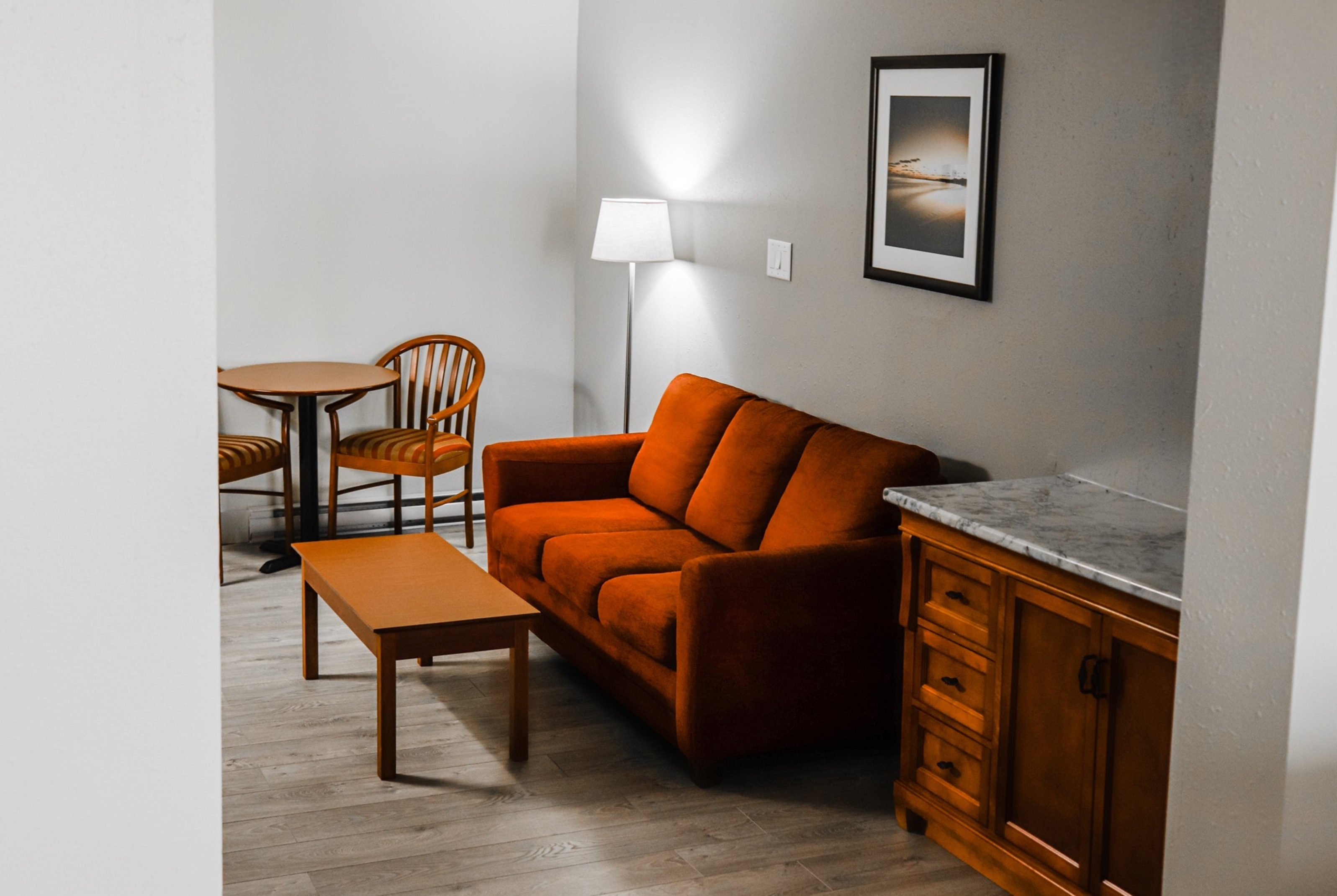 Guest room at the Super 8 by Wyndham Campbellton NB in Campbellton, New Brunswick