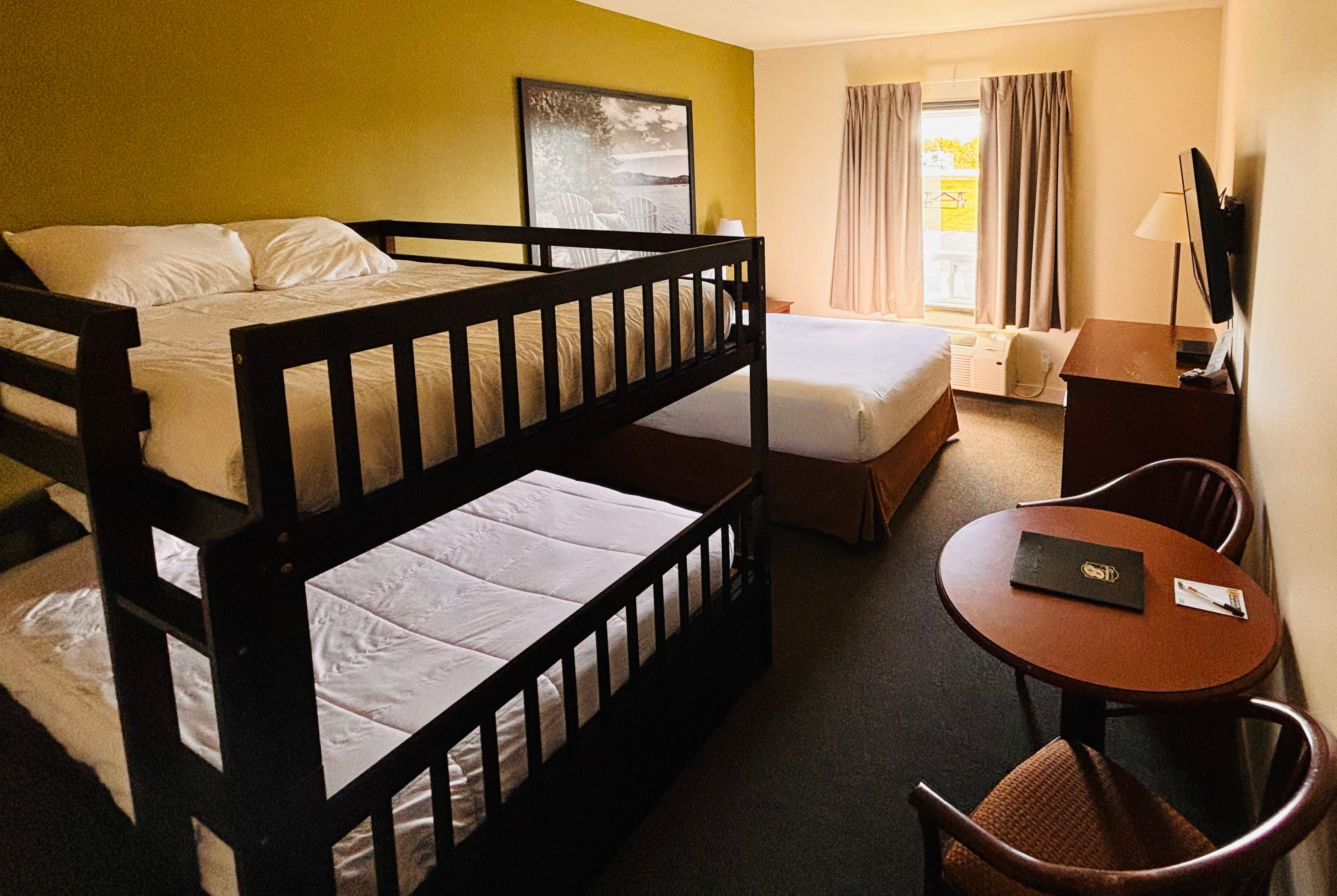 Guest room at the Super 8 by Wyndham Amherst NS in Amherst, Nova Scotia