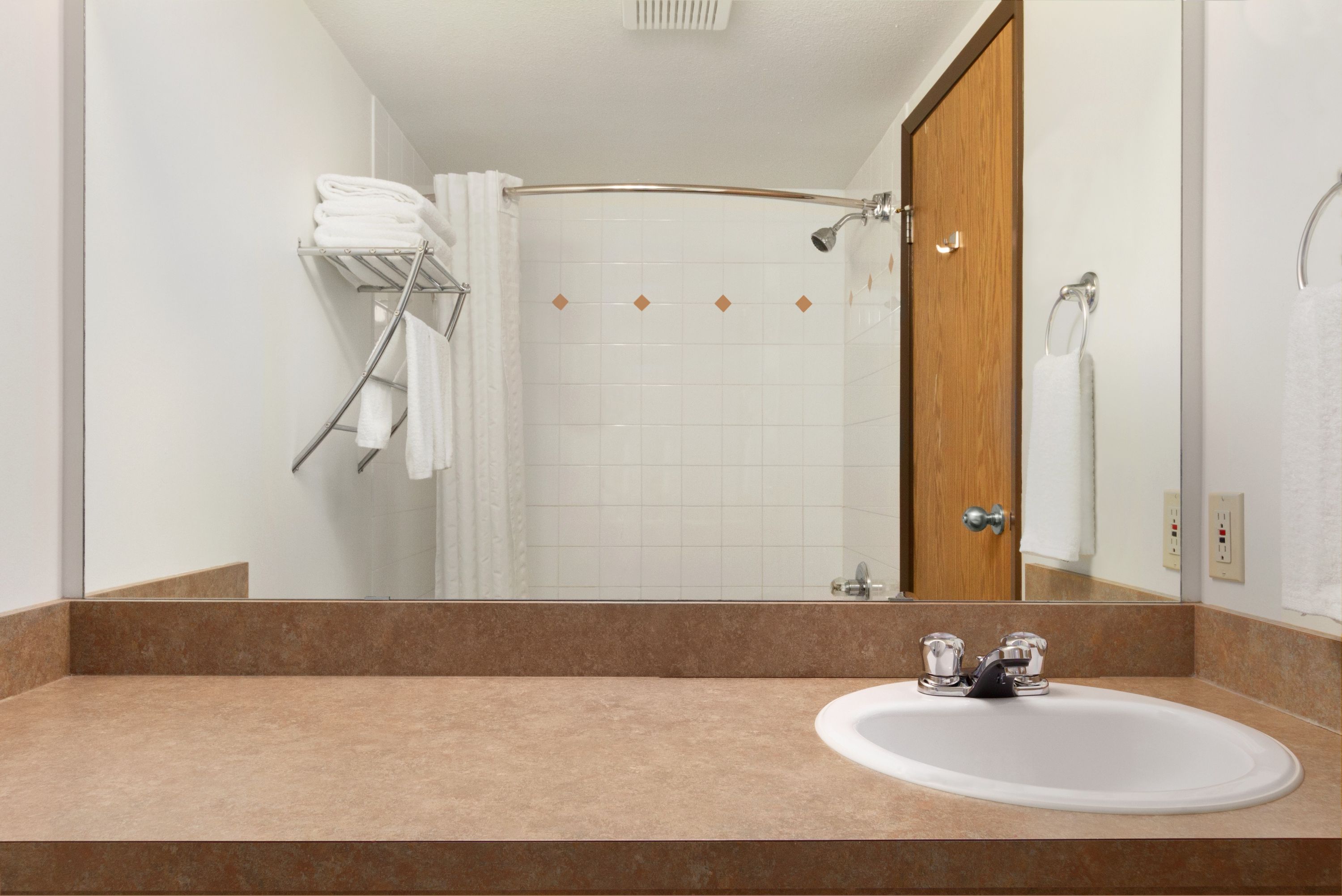 Guest room at the Super 8 by Wyndham Yellowknife in Yellowknife, Northwest Territory