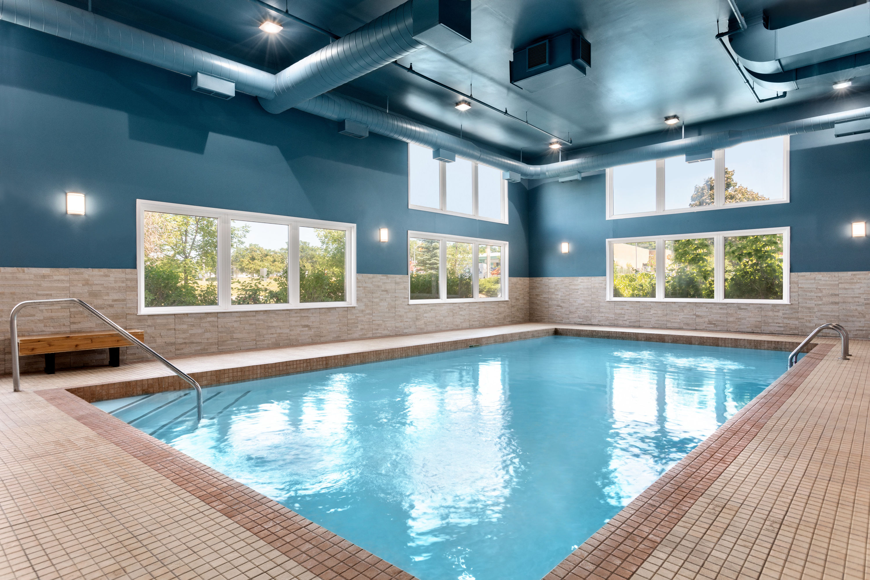 Pool at the Super 8 by Wyndham Ajax/Toronto On in Ajax, Ontario