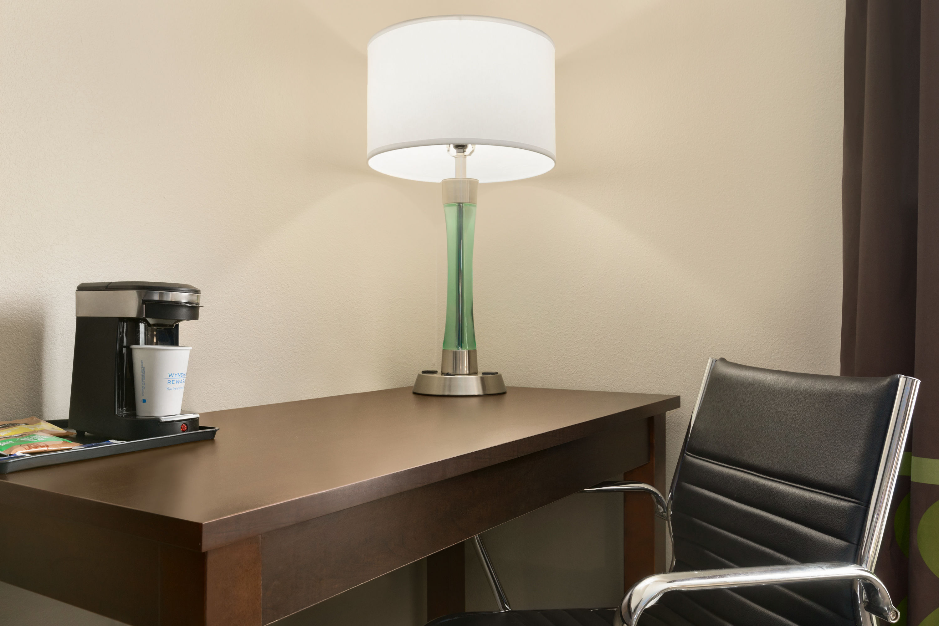 Queen bed guest room at the Super 8 by Wyndham Ajax/Toronto On in Ajax, Ontario