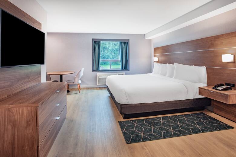 Guest room at the Super 8 Cornwall ON in Cornwall, Ontario