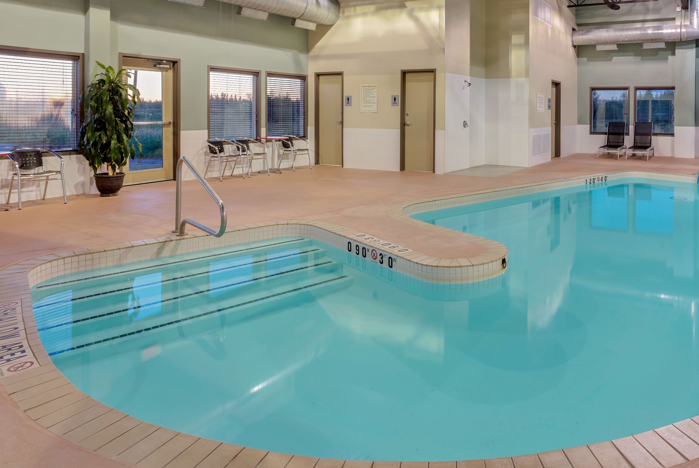 Pool at the Super 8 by Wyndham Kapuskasing in Kapuskasing, Ontario
