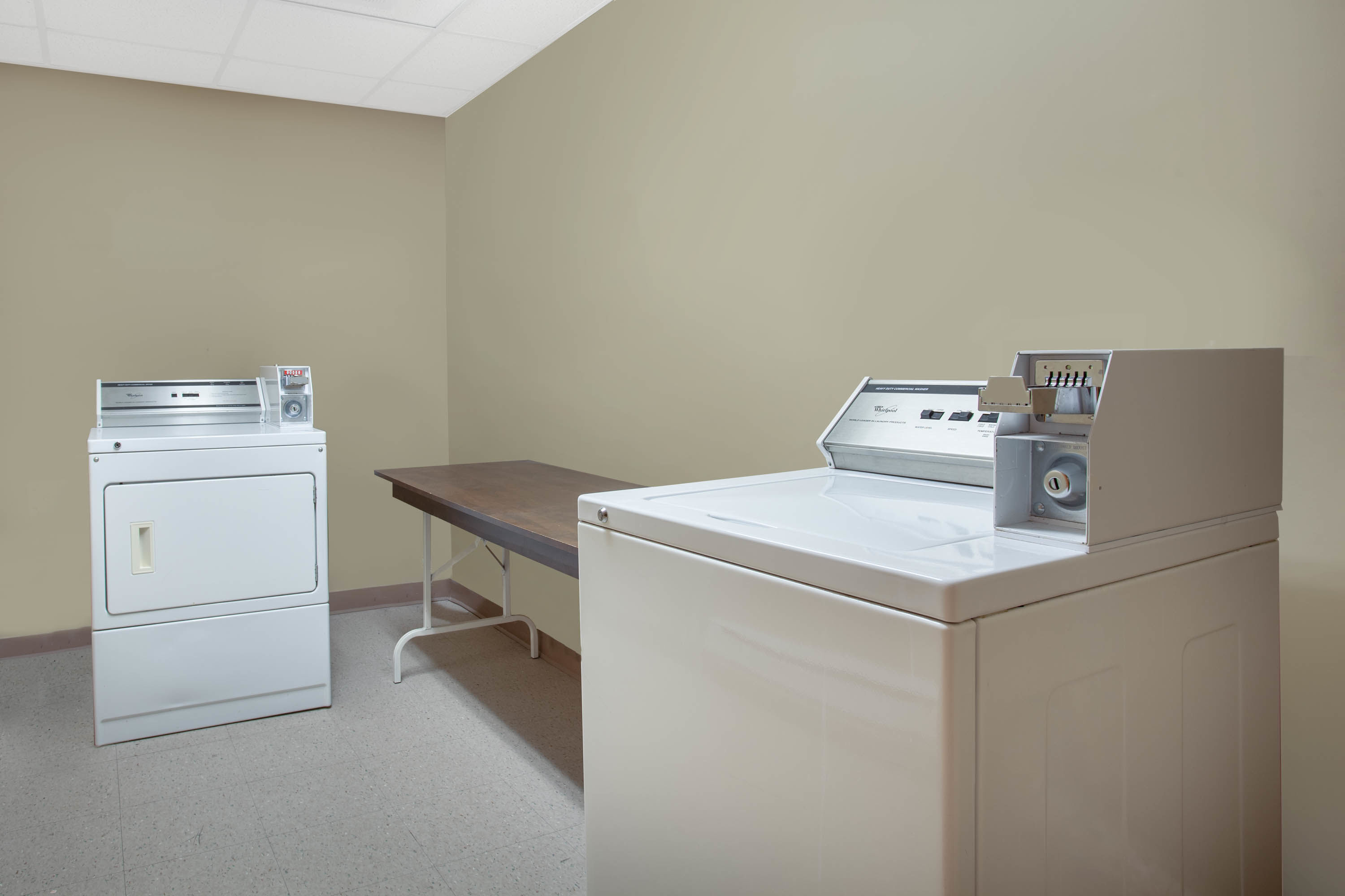 Laundry facilities at Super 8 by Wyndham Midland in Midland, Ontario