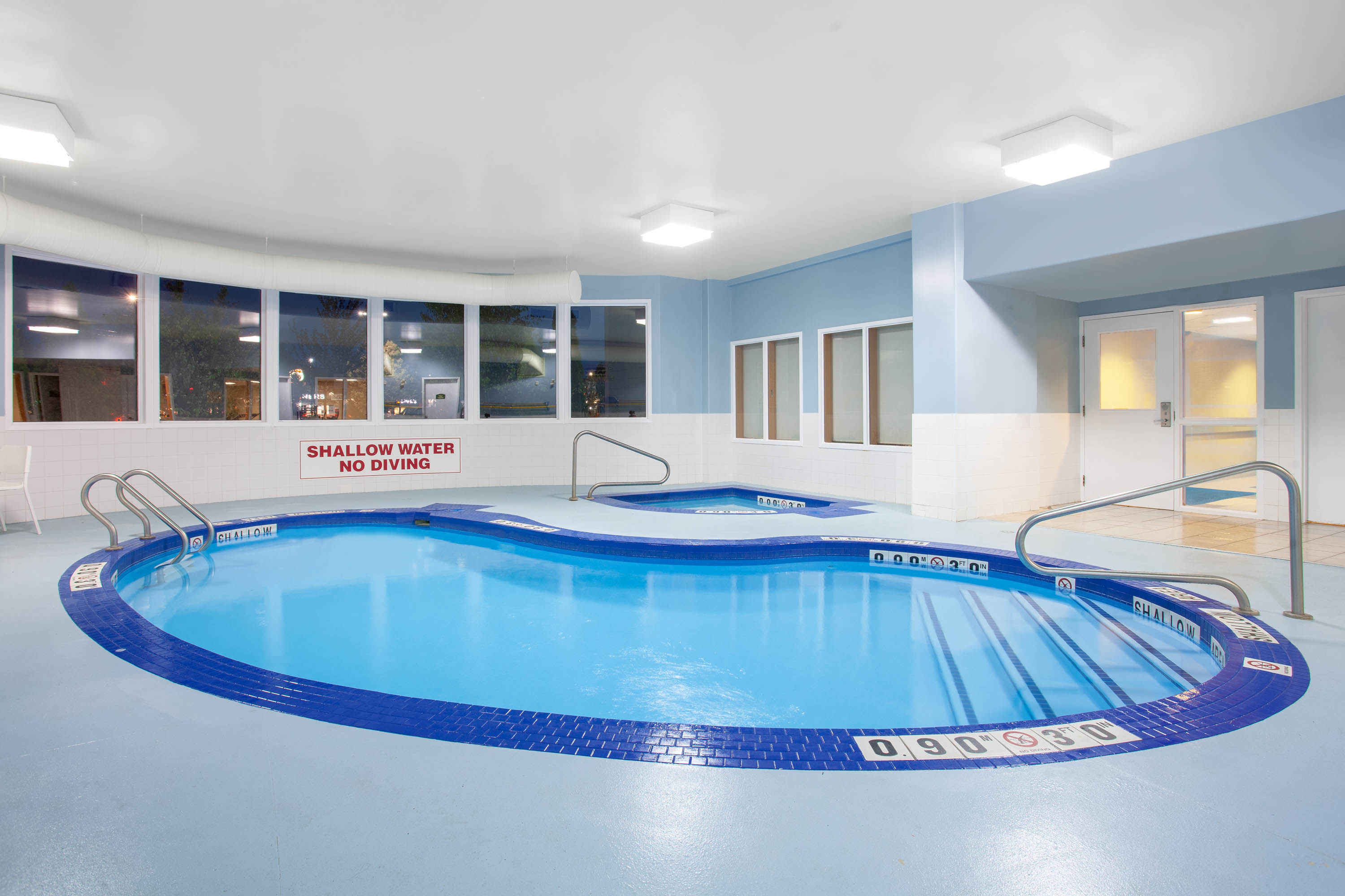 Pool at the Super 8 by Wyndham Midland in Midland, Ontario