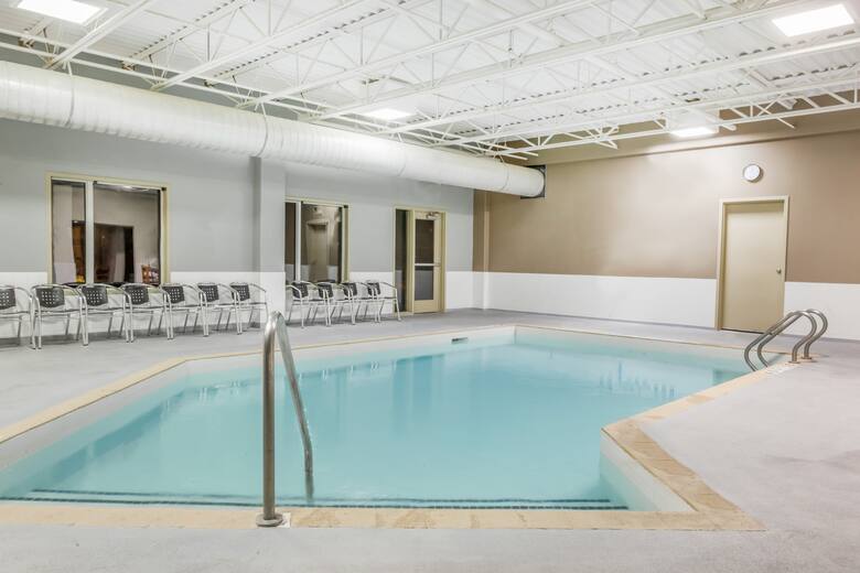 Pool at the Super 8 Peterborough in Peterborough, Ontario