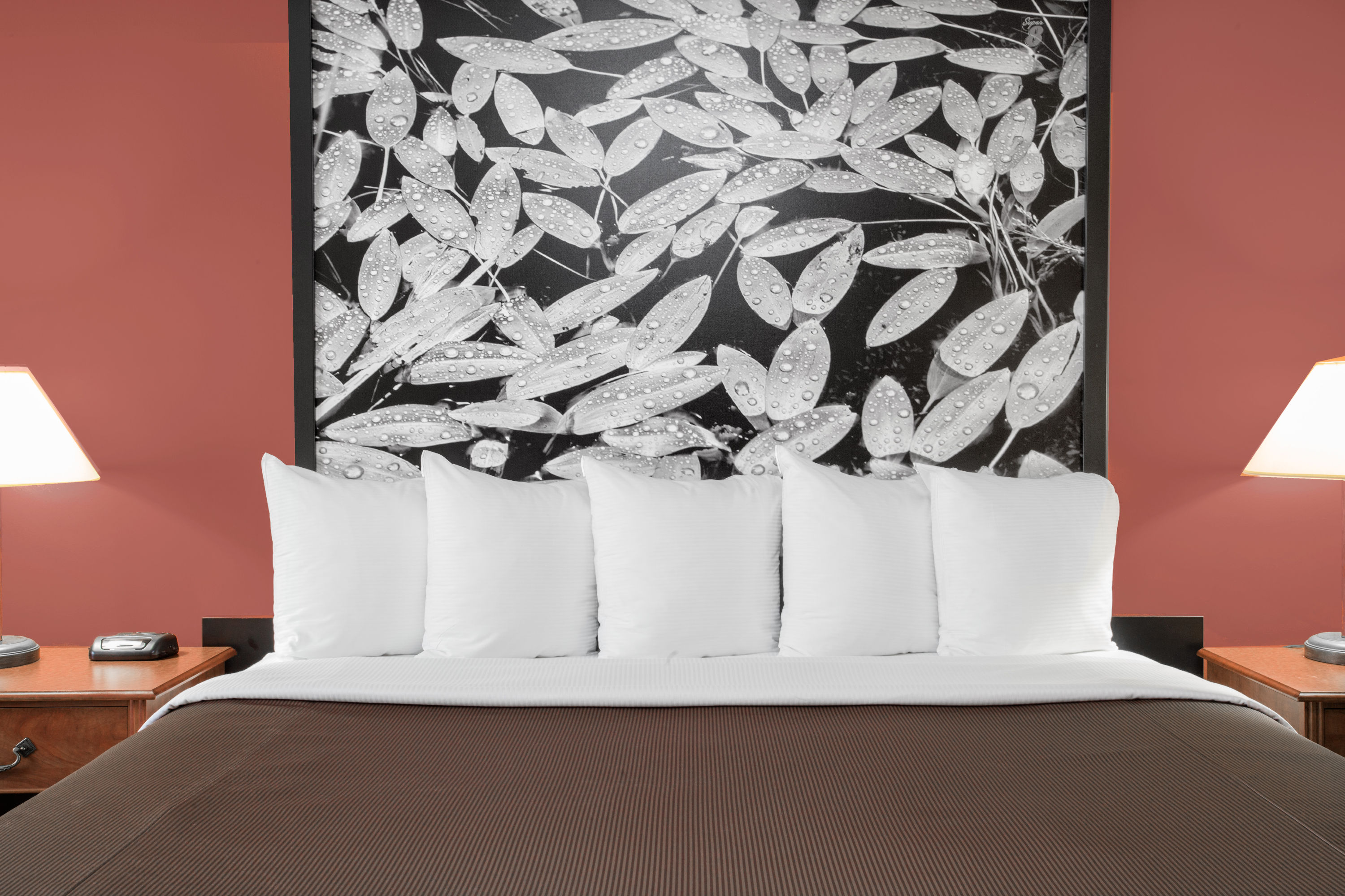 Guest room at the Super 8 by Wyndham Sault Ste Marie On in Sault Ste Marie, Ontario