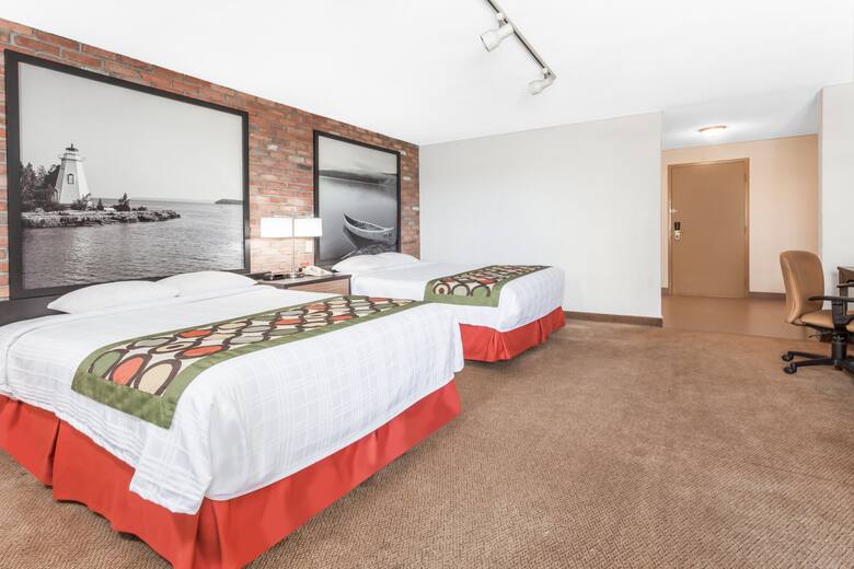 Guest room at the Super 8 Sudbury ON in Sudbury, Ontario
