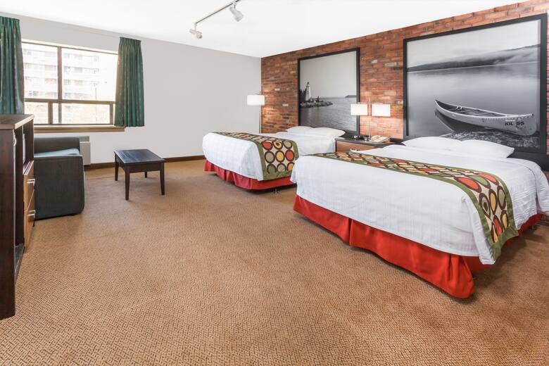 Guest room at the Super 8 Sudbury ON in Sudbury, Ontario