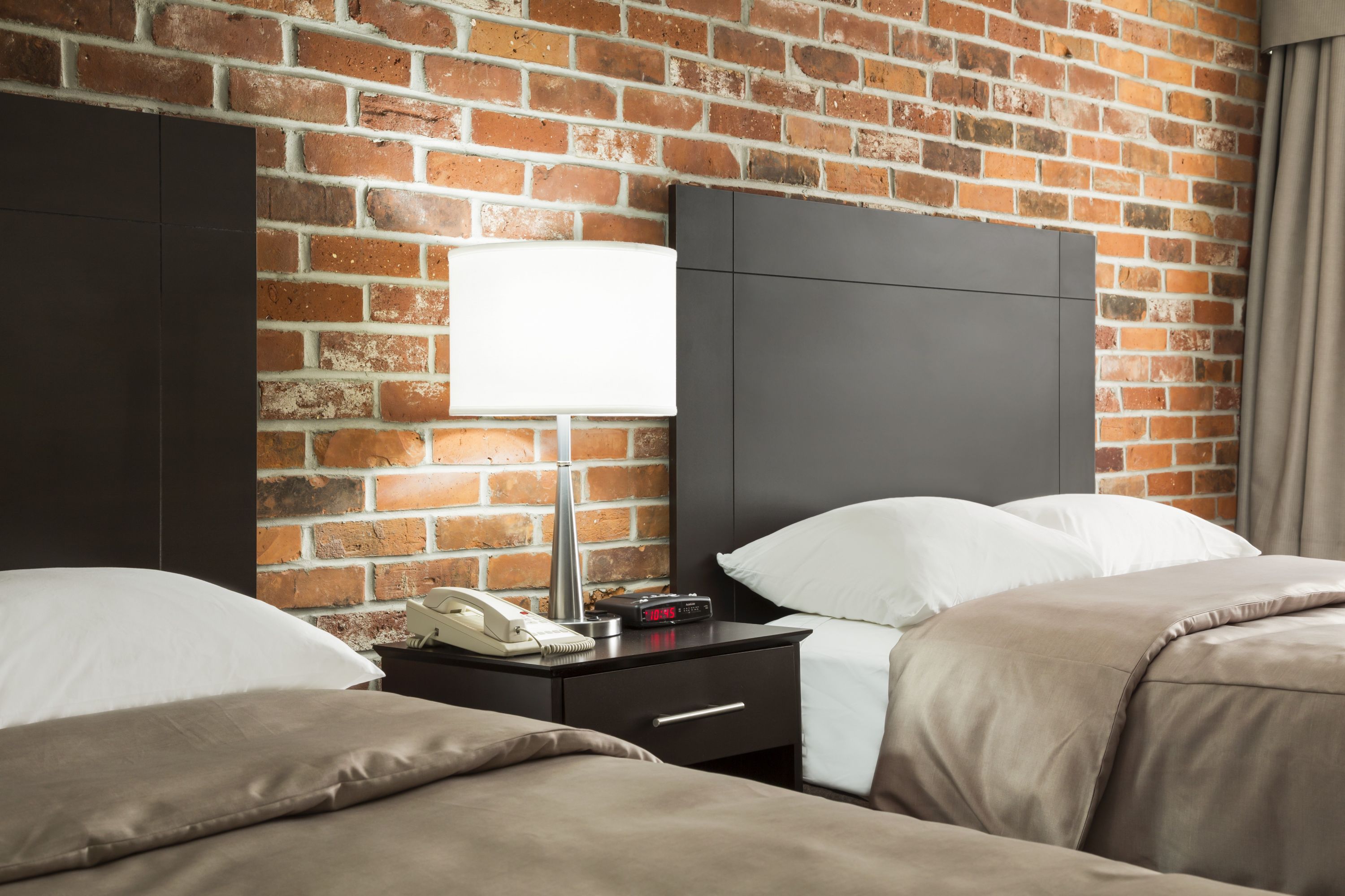 Guest room at the Super 8 by Wyndham Timmins ON in Timmins, Ontario